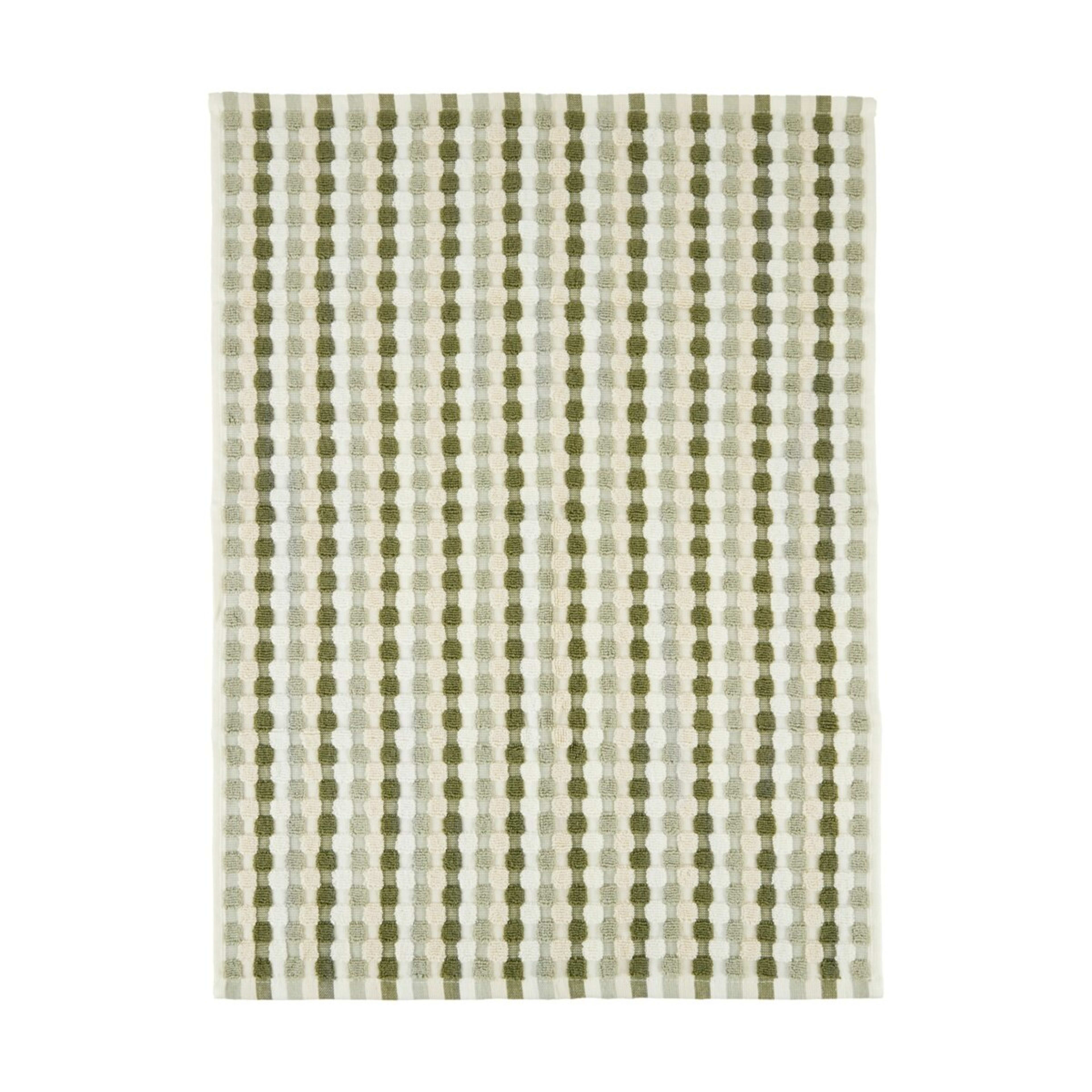 3 Green Popcorn Cotton Hand Towel, 3 of 5