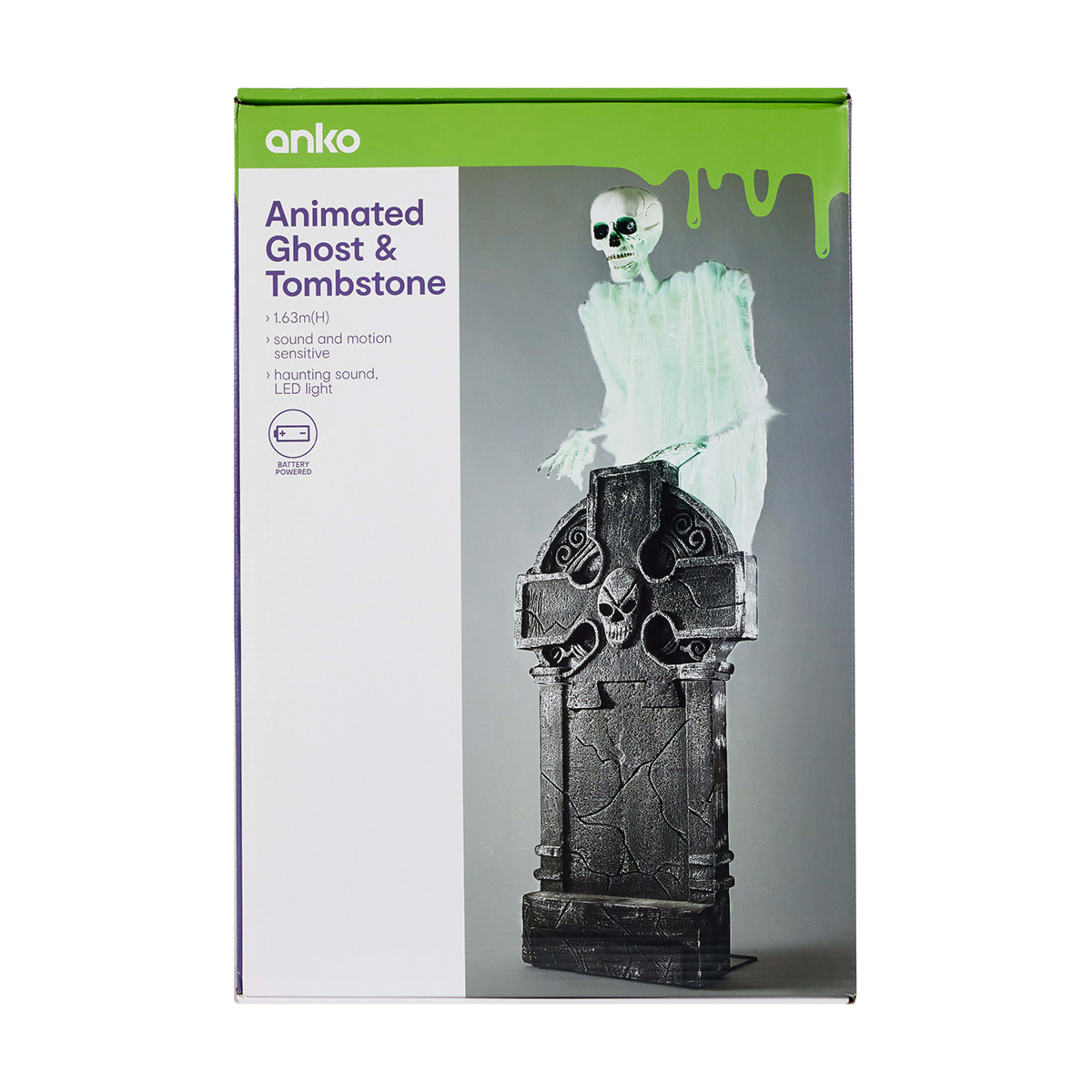 Animated Ghost and Tombstone Kmart