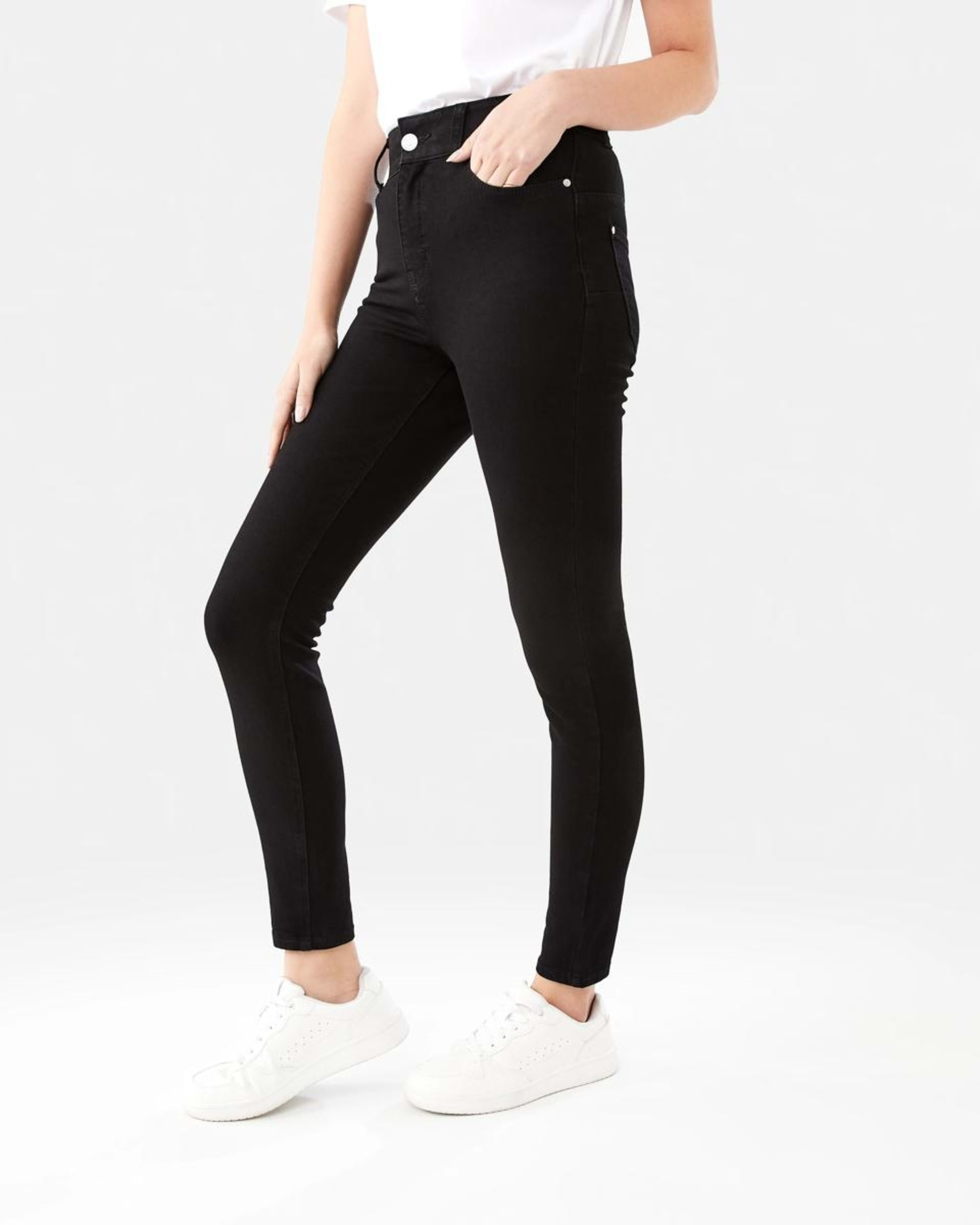 2 Shapewear Jeans BLACK WASH, 2 of 8