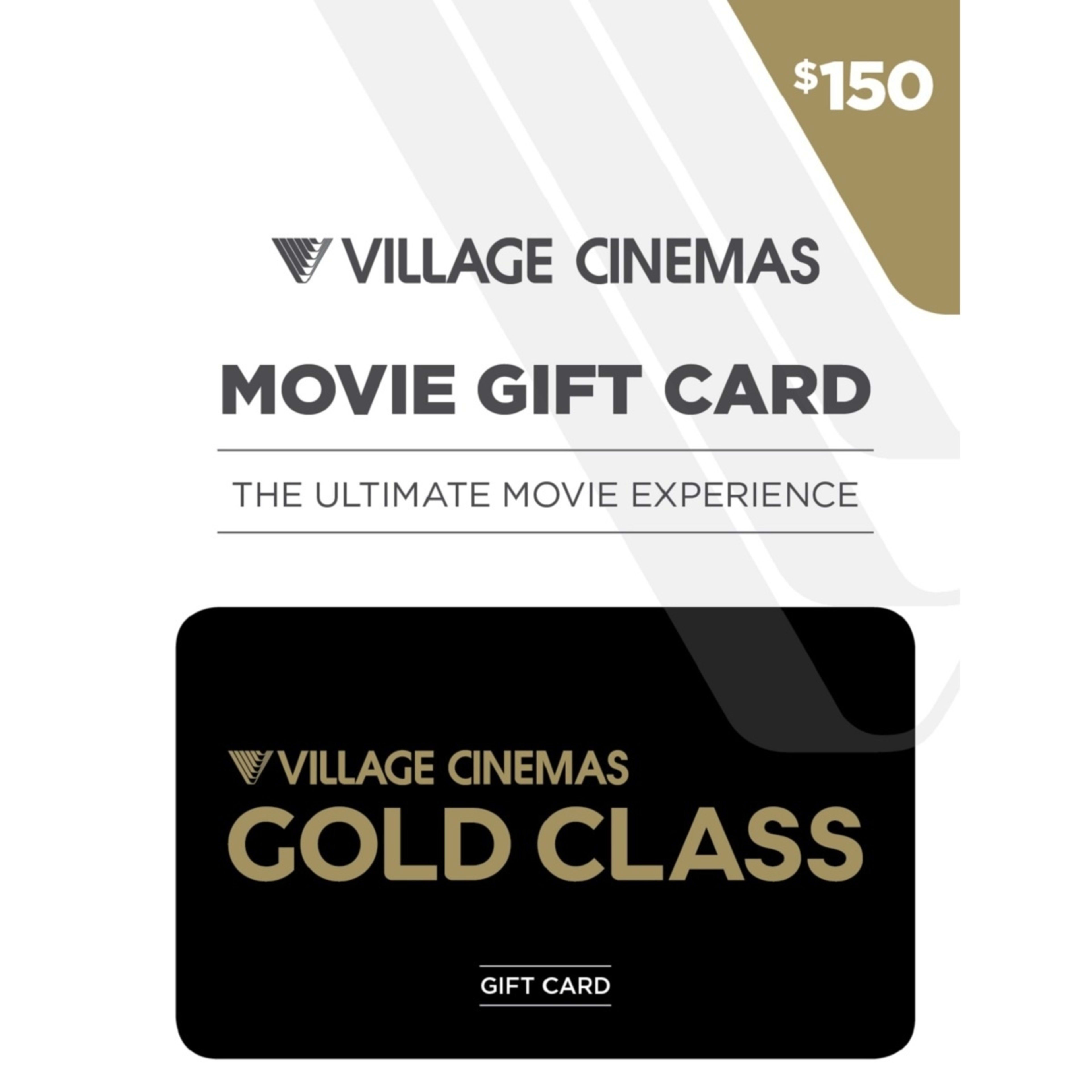 1 Village Cinemas Gold Class $150 Movie Gift Card