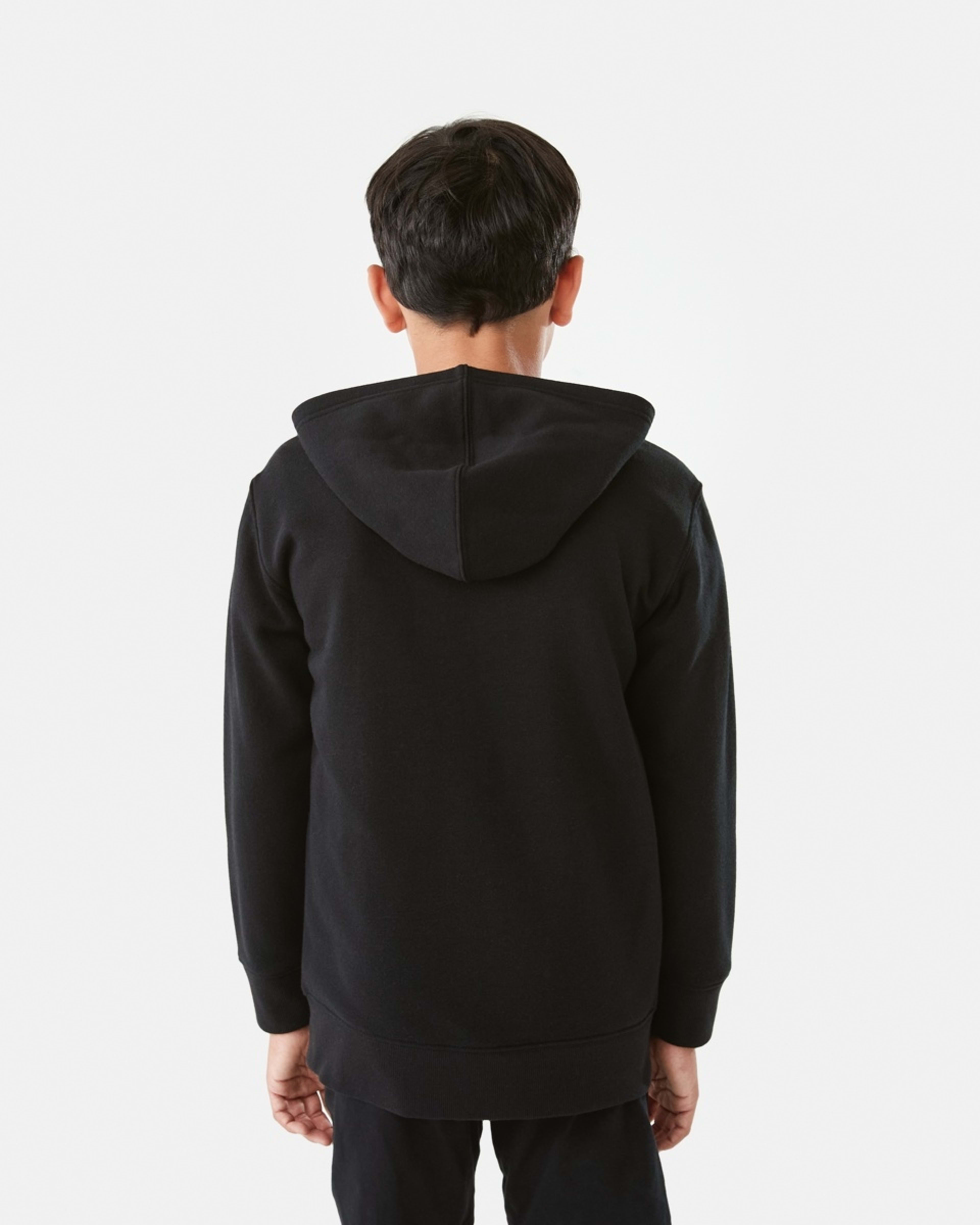 3 Zip Through Hoodie Black, 3 of 10