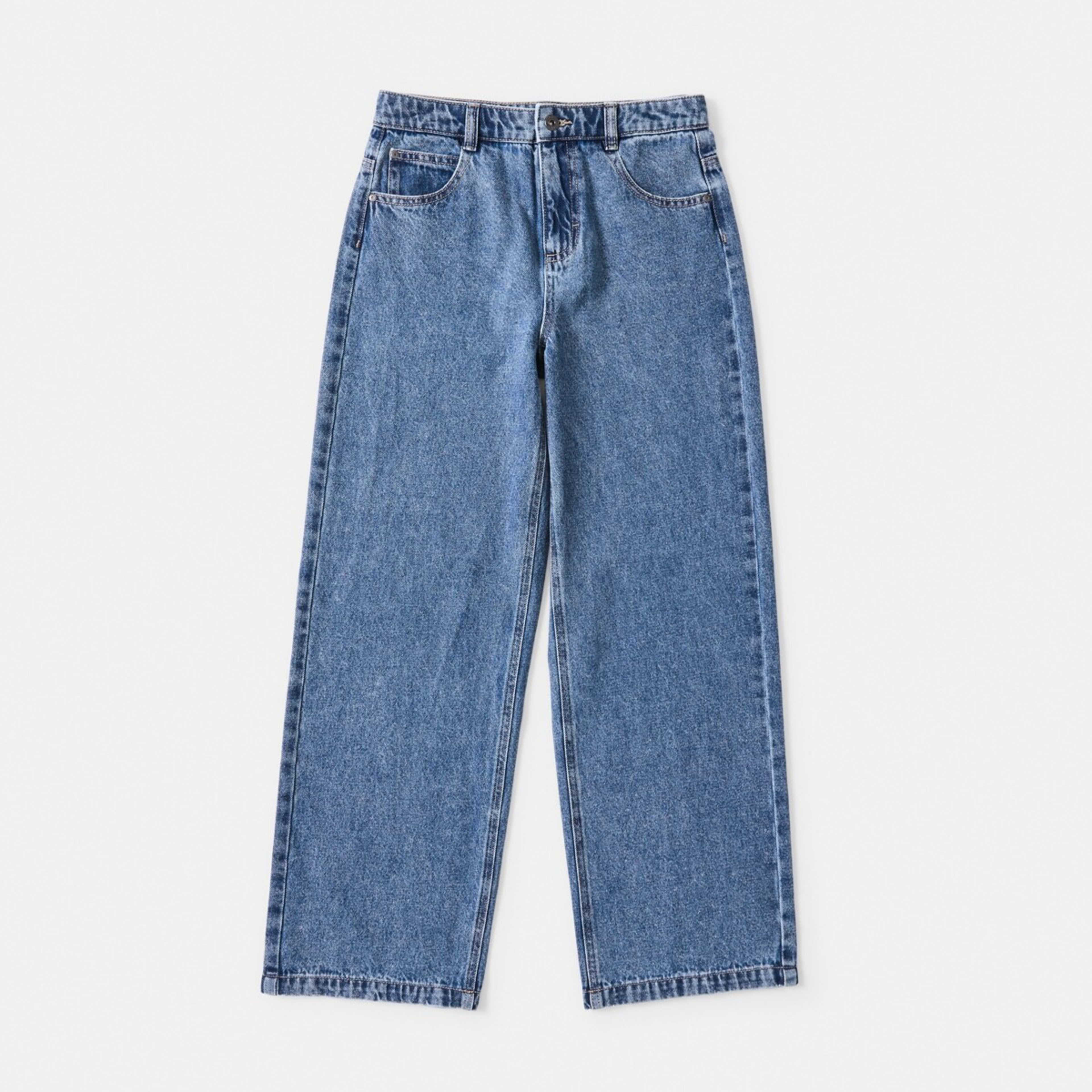 7 Pocket Jeans Mid Wash Denim, 7 of 8