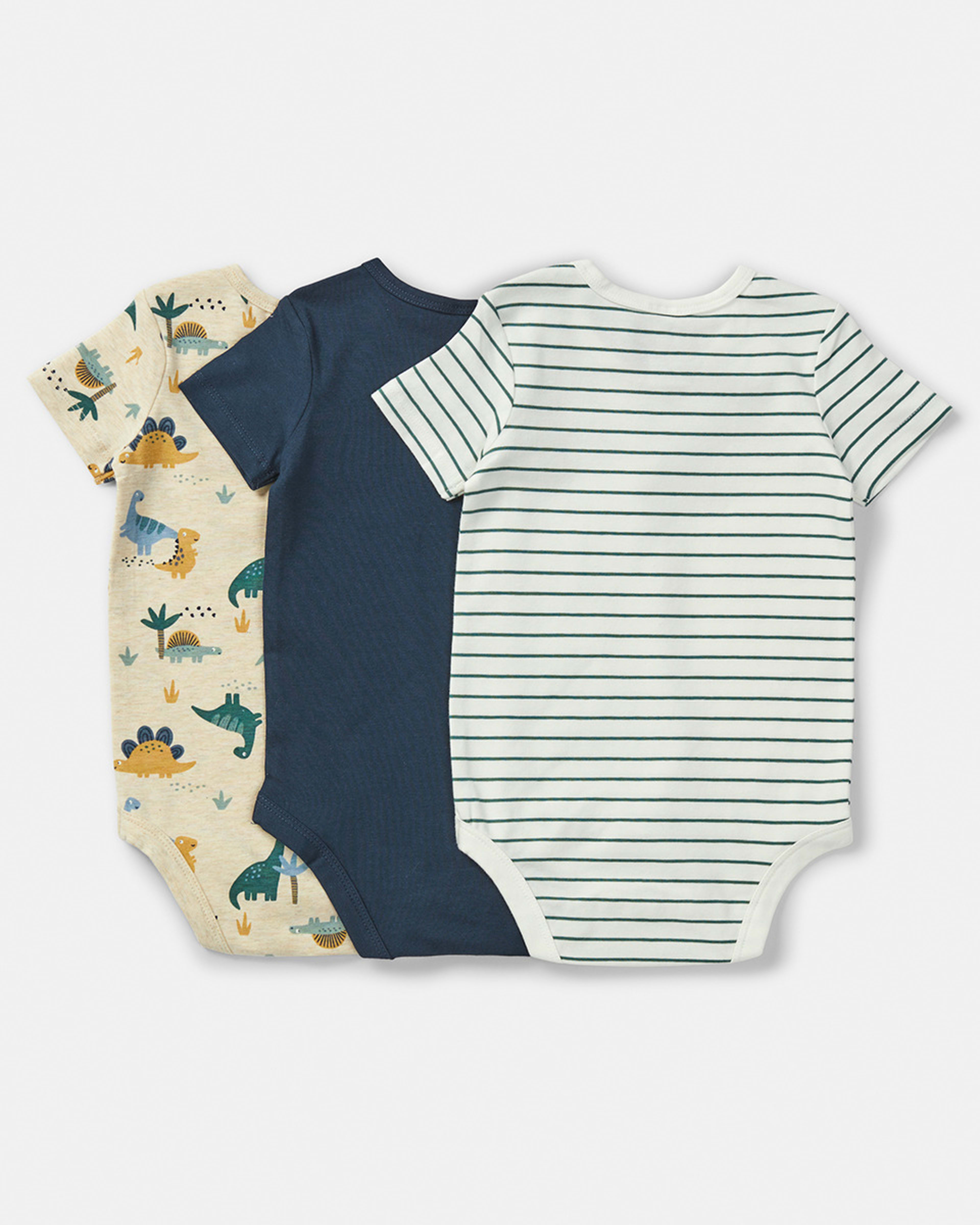 3 Pack Bodysuits Kmart