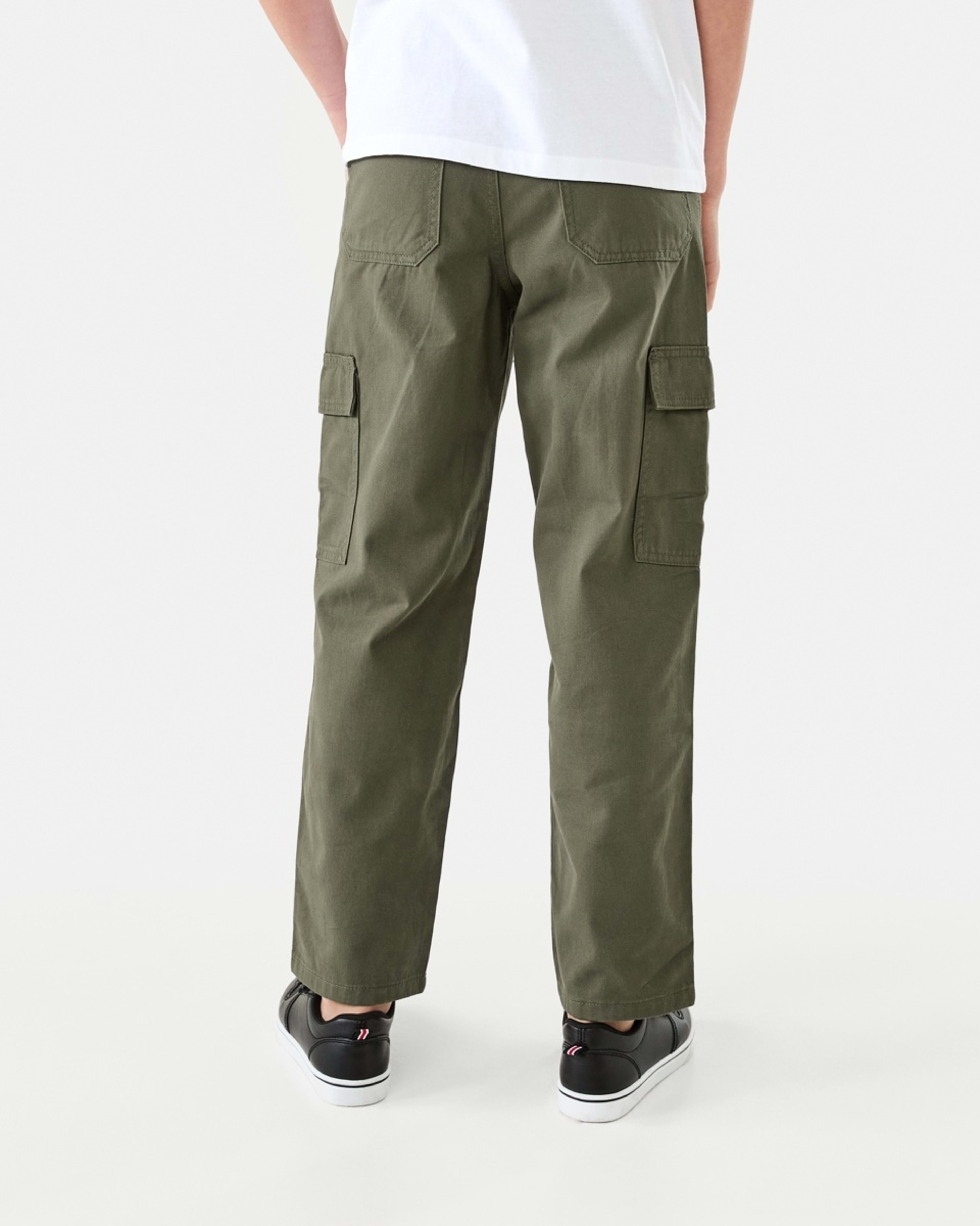 2 Fixed Waist Cargo Pants Army, 2 of 8