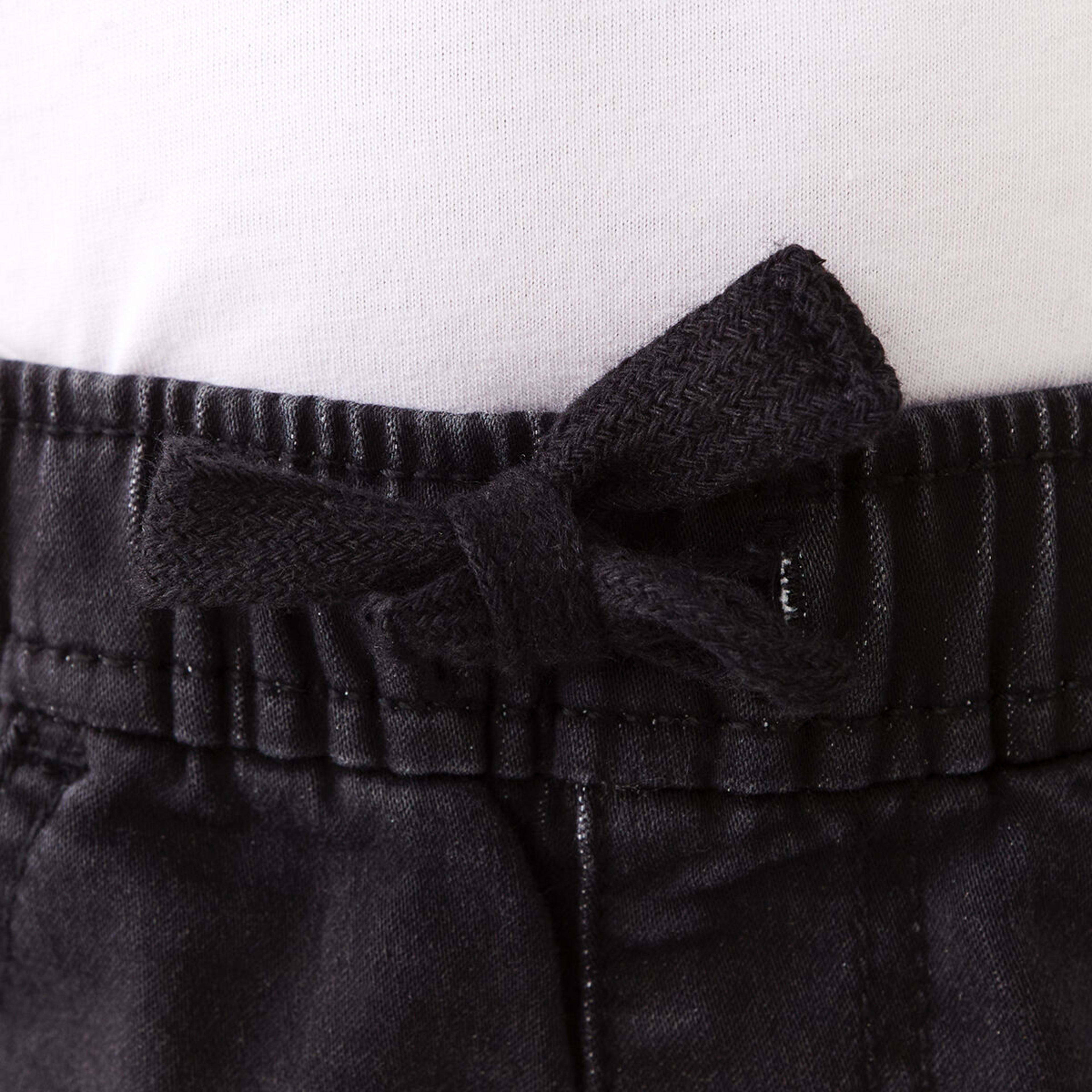 3 Knit Denim Shorts Black Wash, 3 of 7