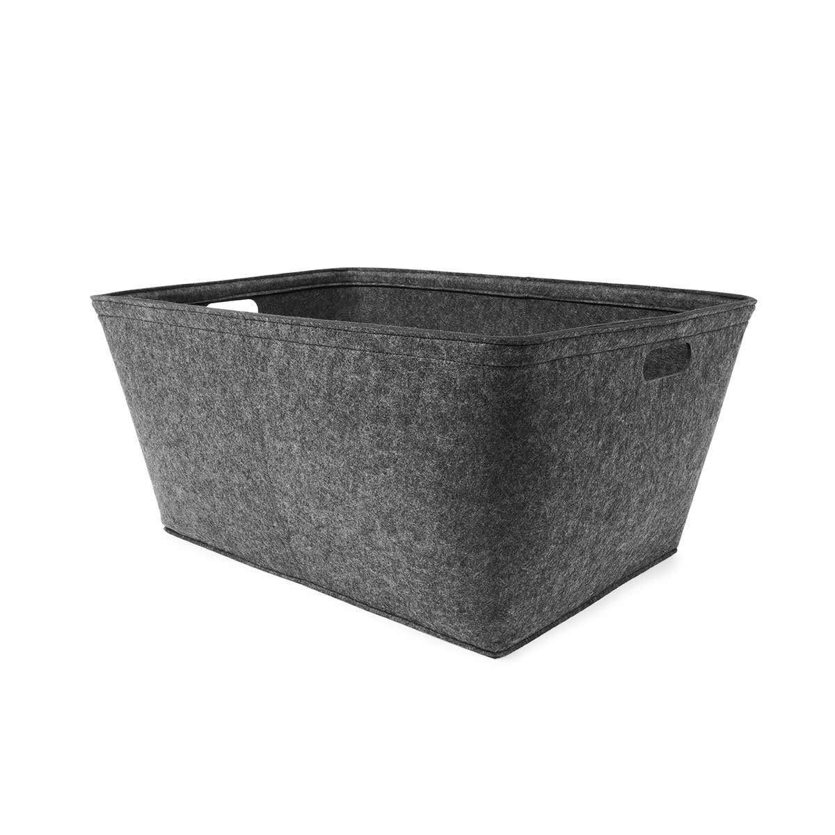 Felt Tub Large, Charcoal Kmart