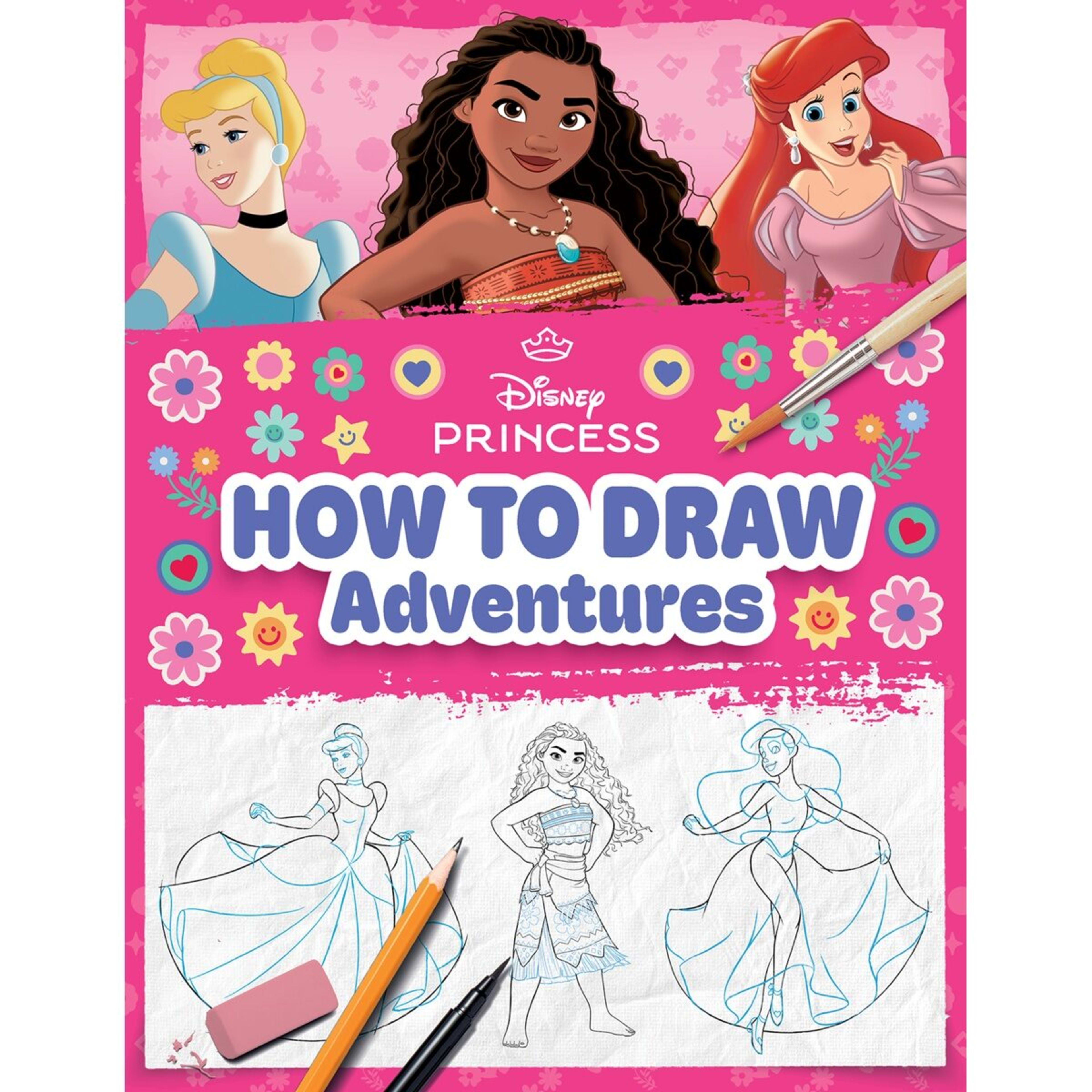 1 Disney Princess How to Draw Adventures - Book