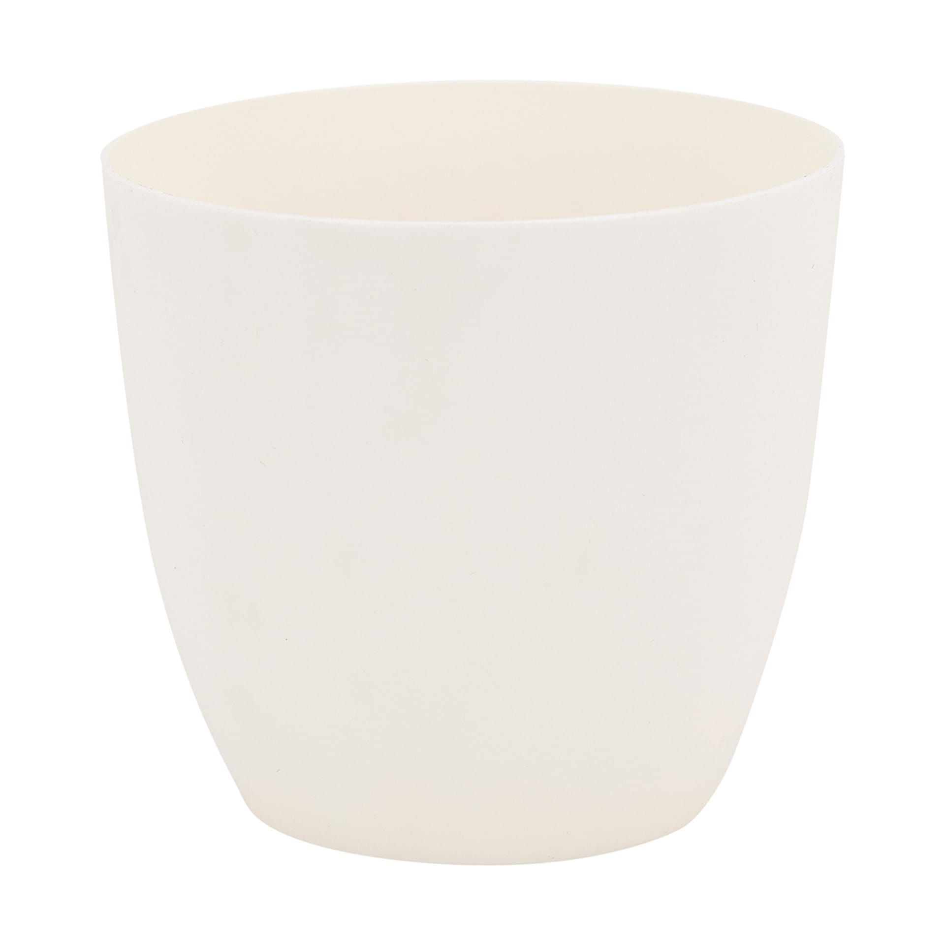 12cm Plastic Pot White Kmart