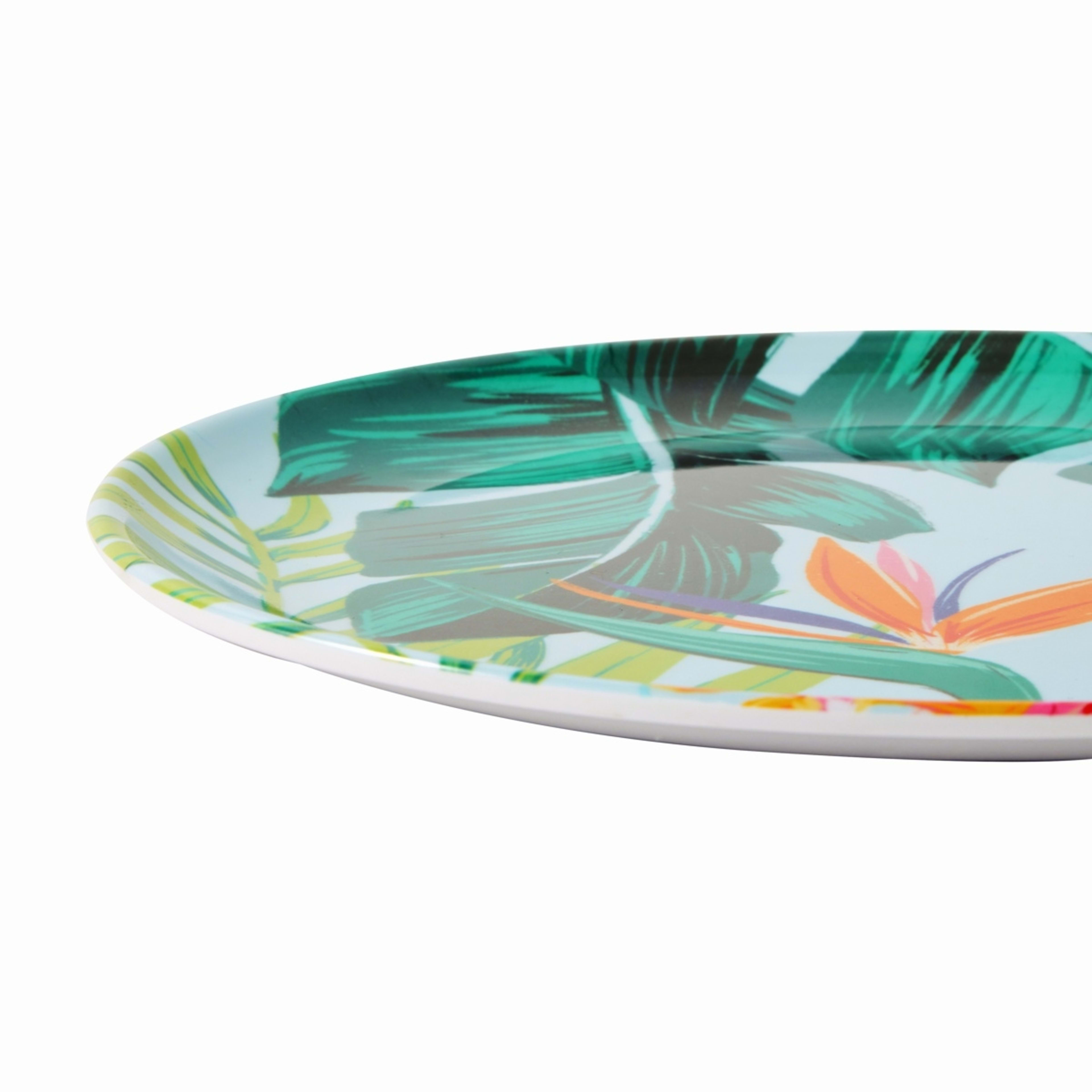 4 4 Pack Floral Birds Dinner Plates, 4 of 6