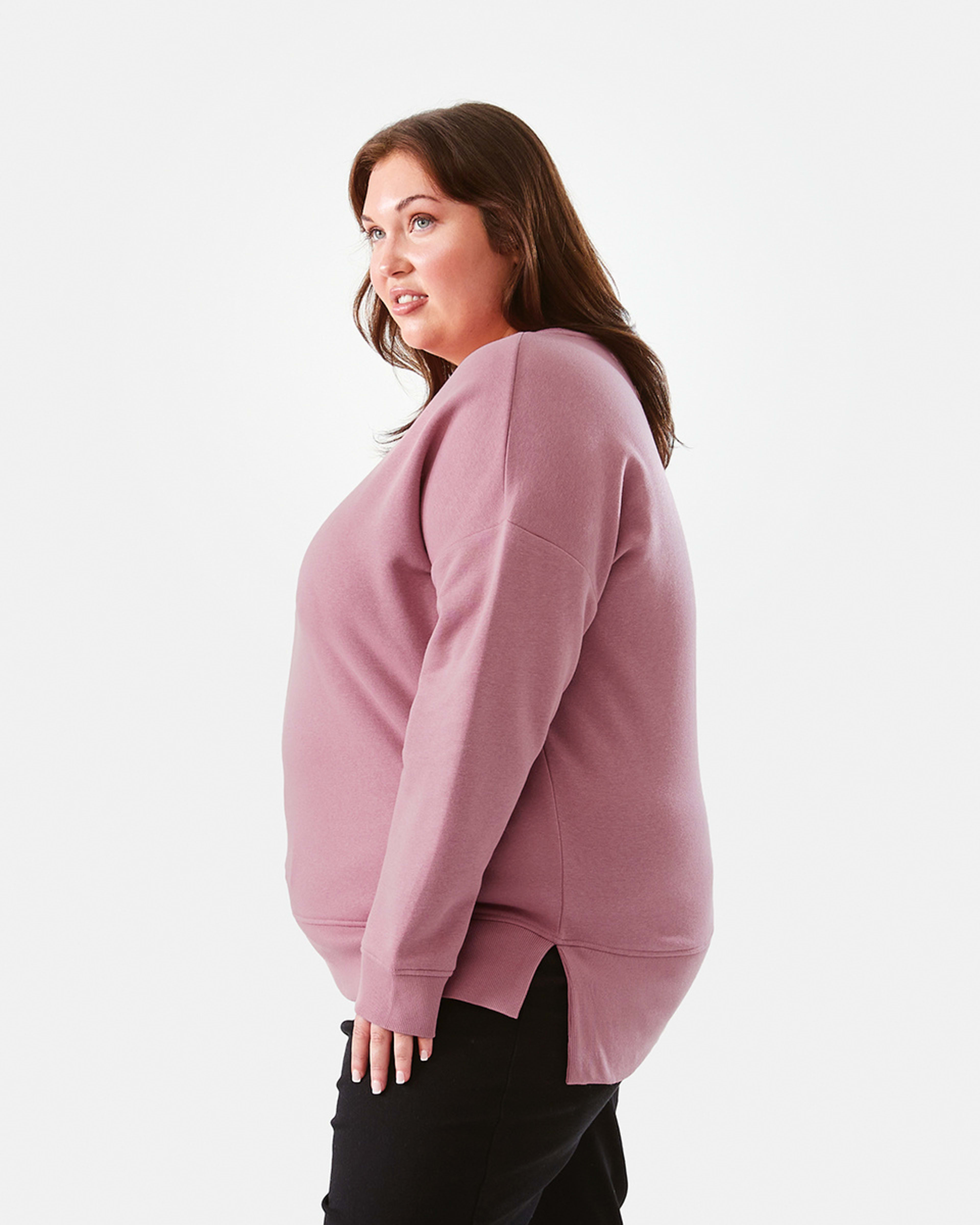 Curve Long Sleeve Boxy Sweatshirt Kmart