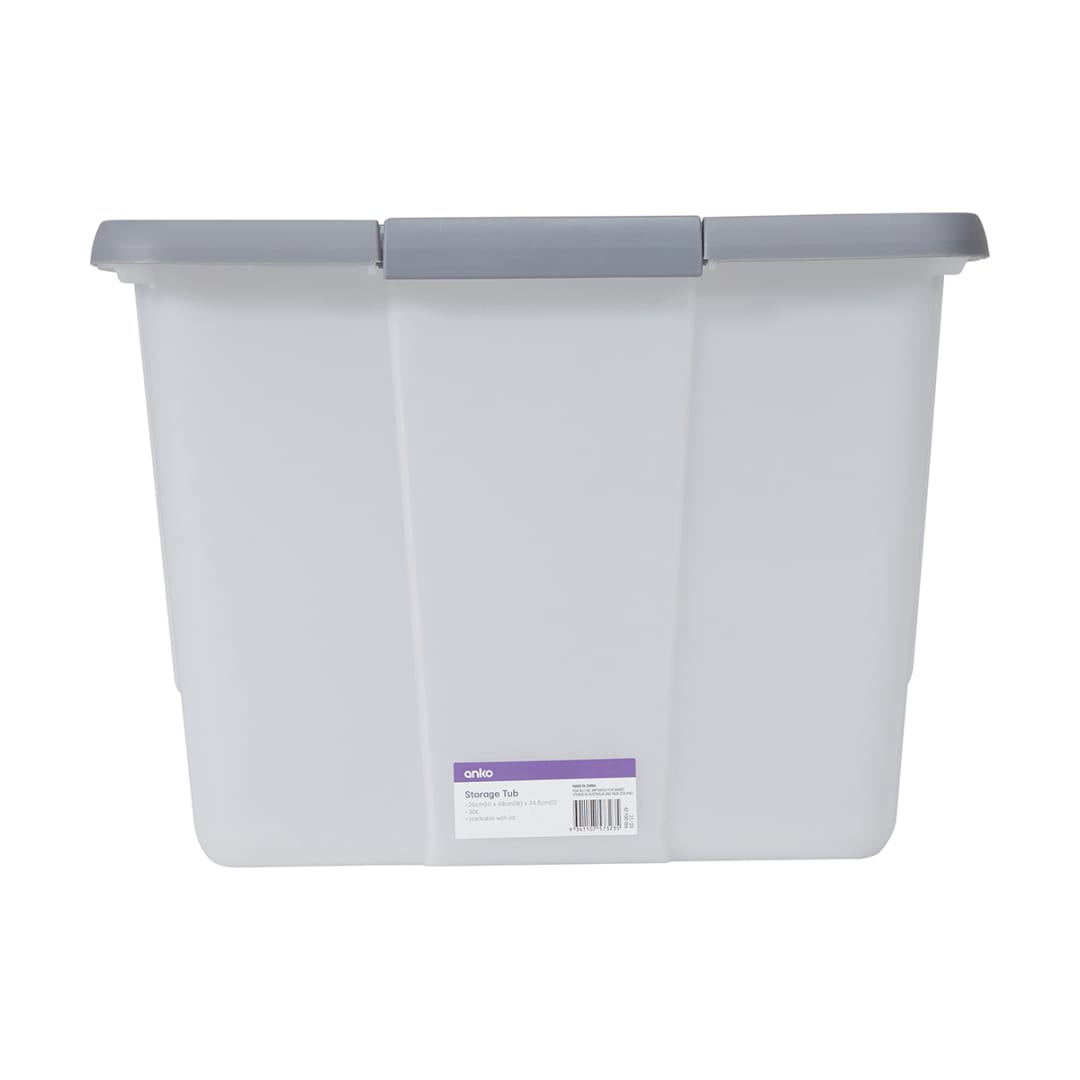 30L Storage Tub Kmart