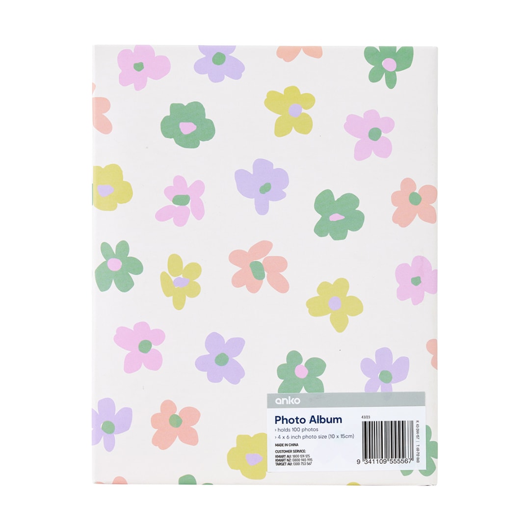 Photo Album Floral Kmart