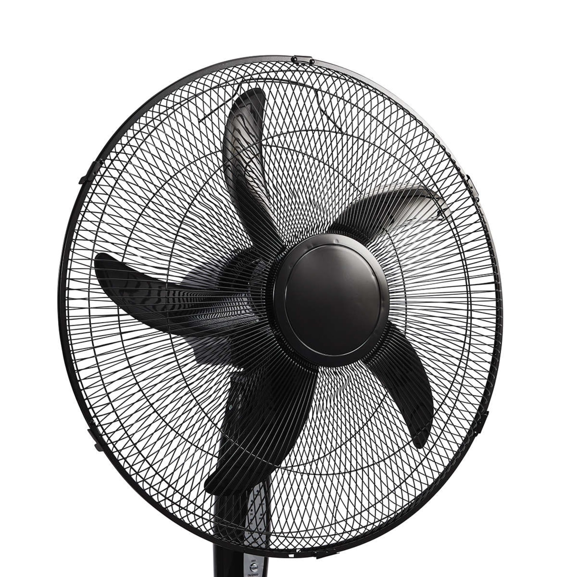 50cm Black Pedestal Fan Kmart