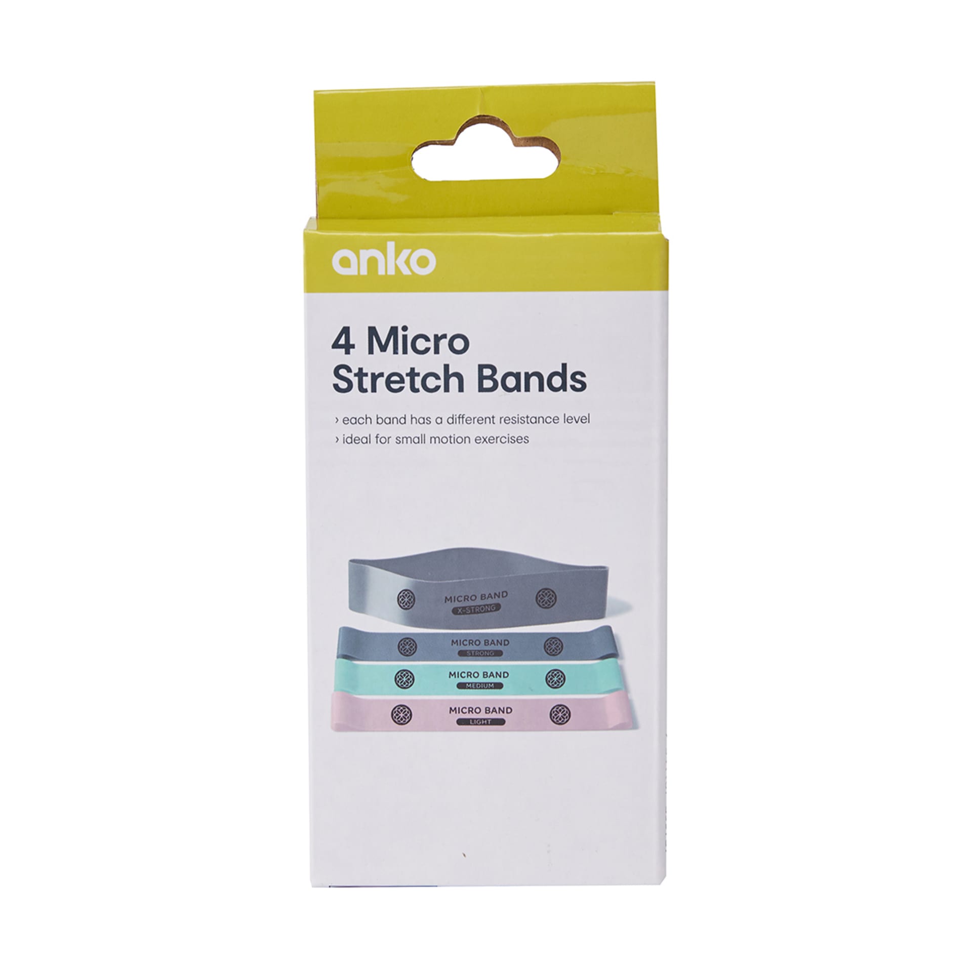4 Micro Stretch Bands Kmart