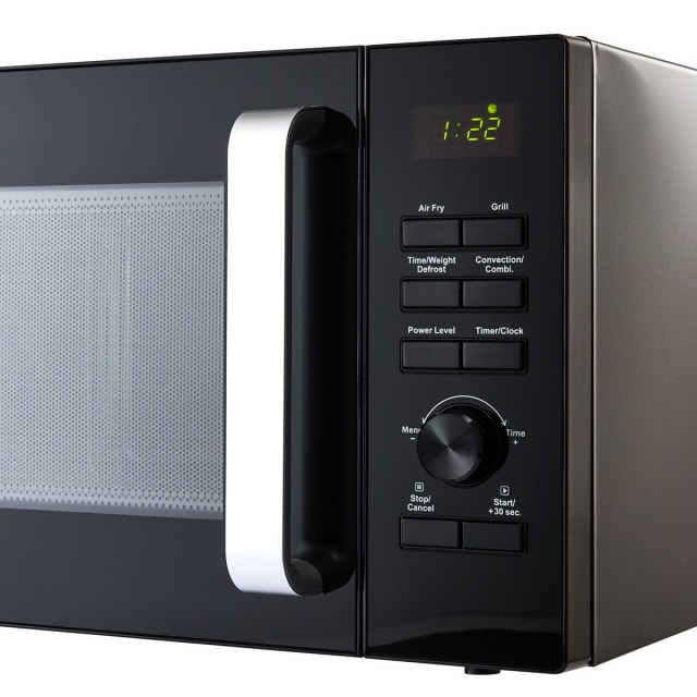 28L Air Fryer Convection Microwave Black Kmart