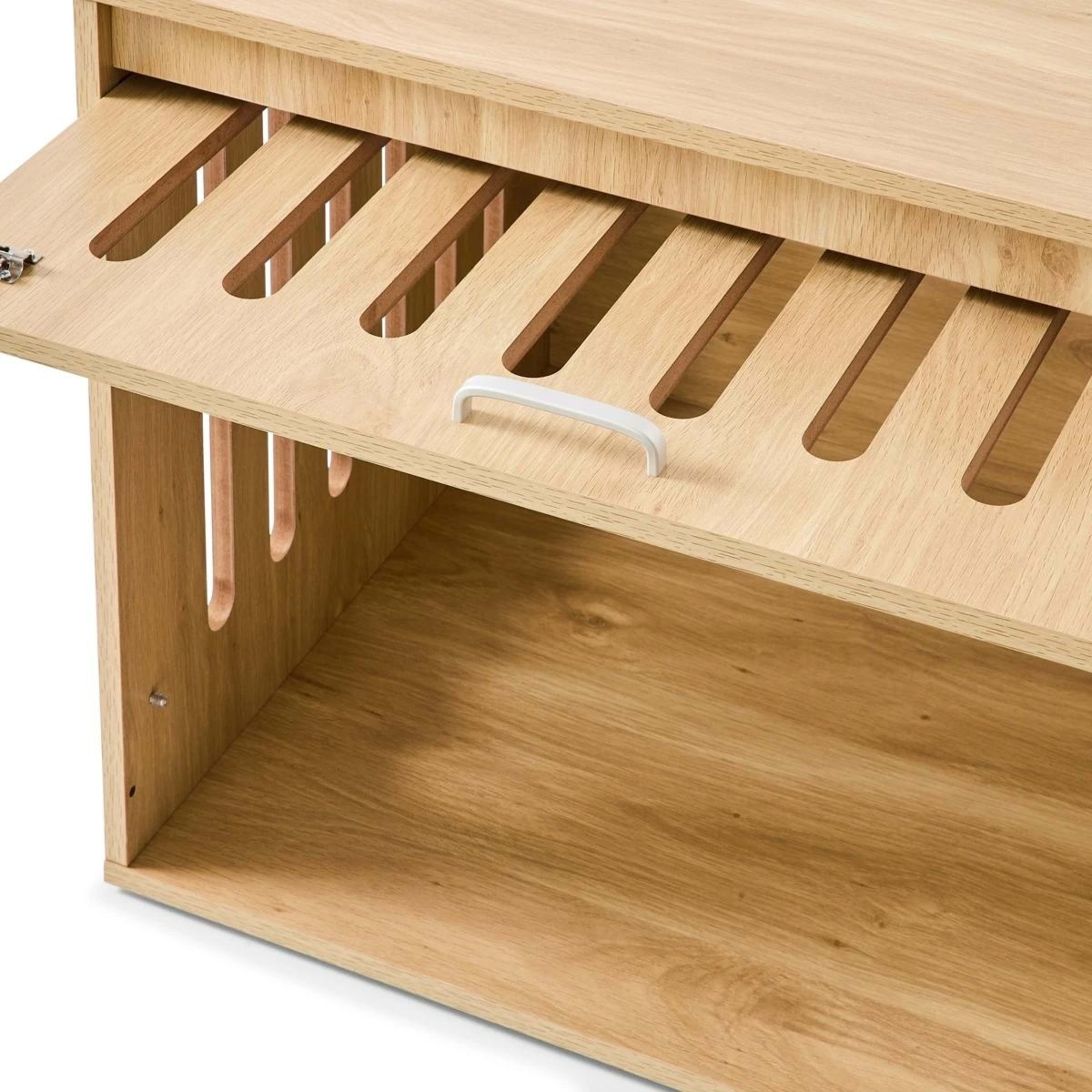 8 Pet Crate Wooden Oak - Medium, 8 of 10