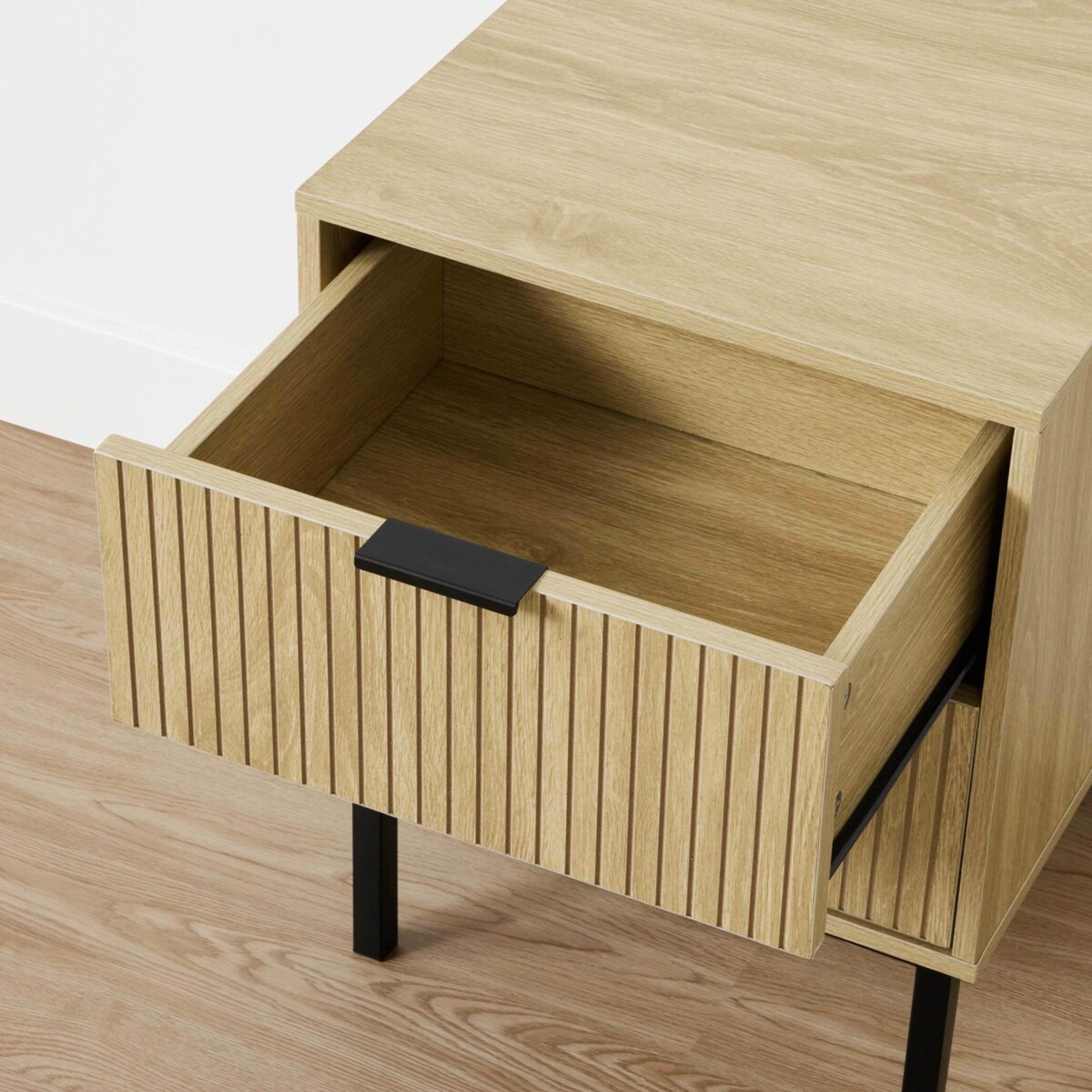 9 Isla 2 Drawer Bedside Table, 9 of 10