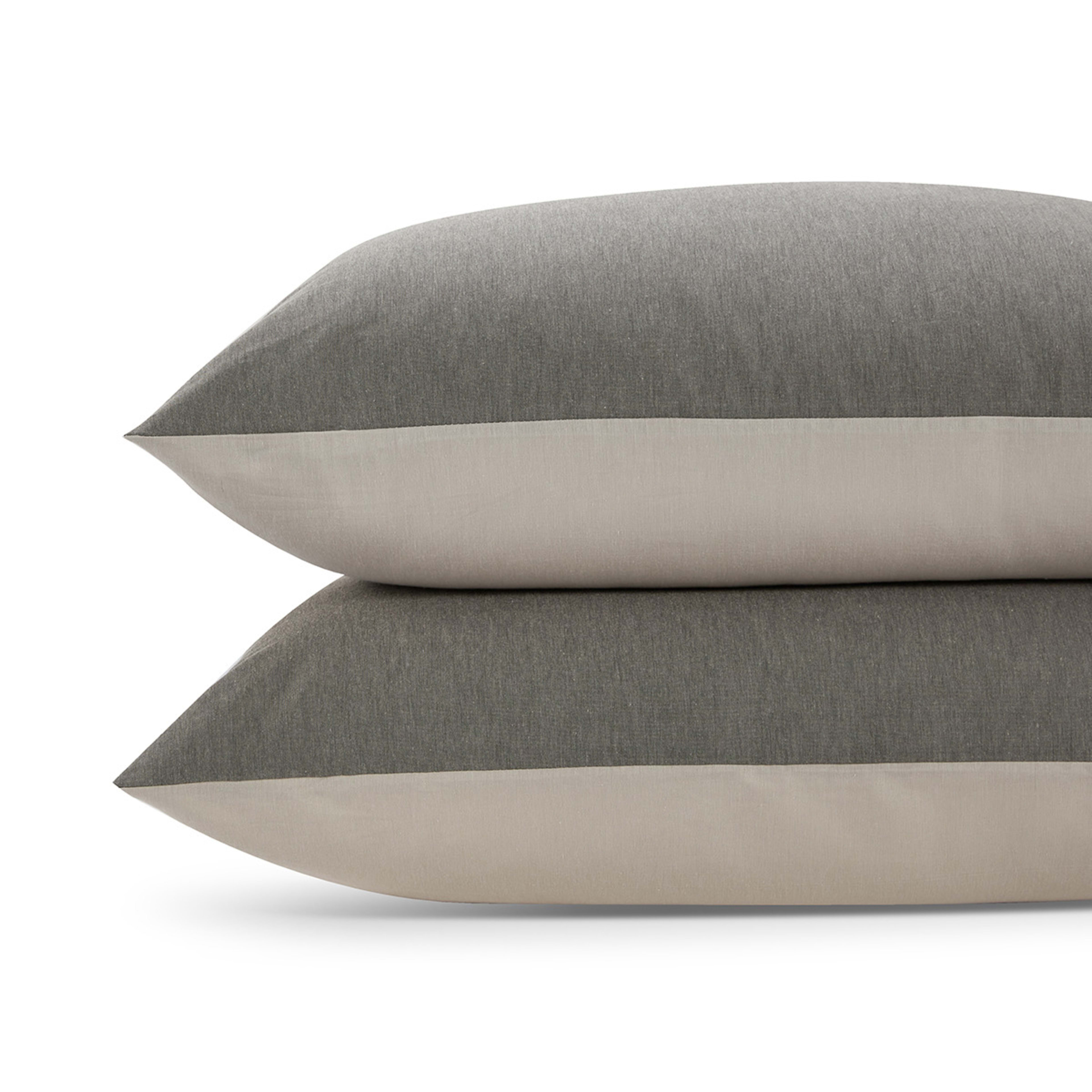 8 Billy Cotton Rich Reversible Quilt Cover Set - King Bed, Grey, 8 of 10