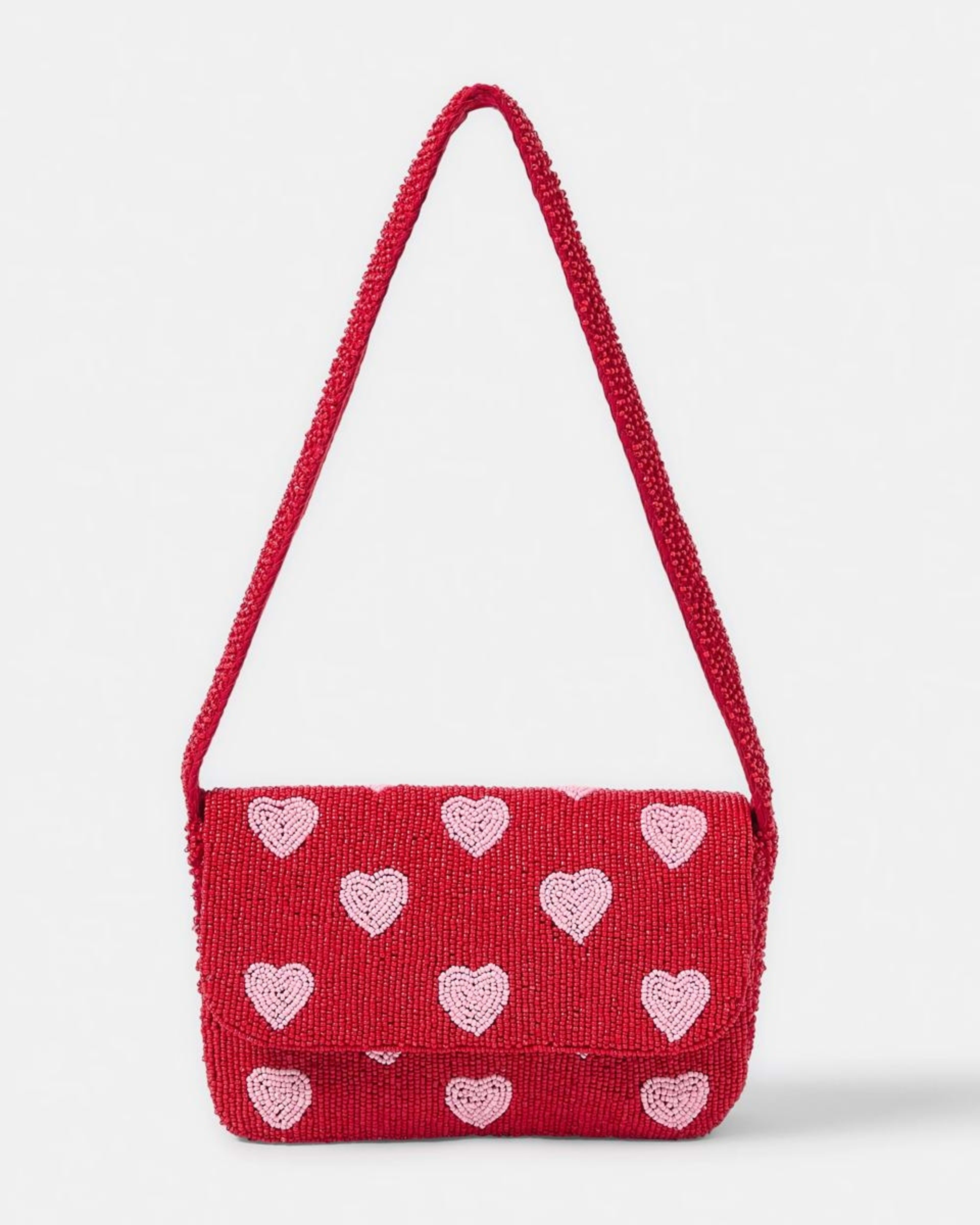 1 Beaded Shoulder Bag Hearts, 1 of 6