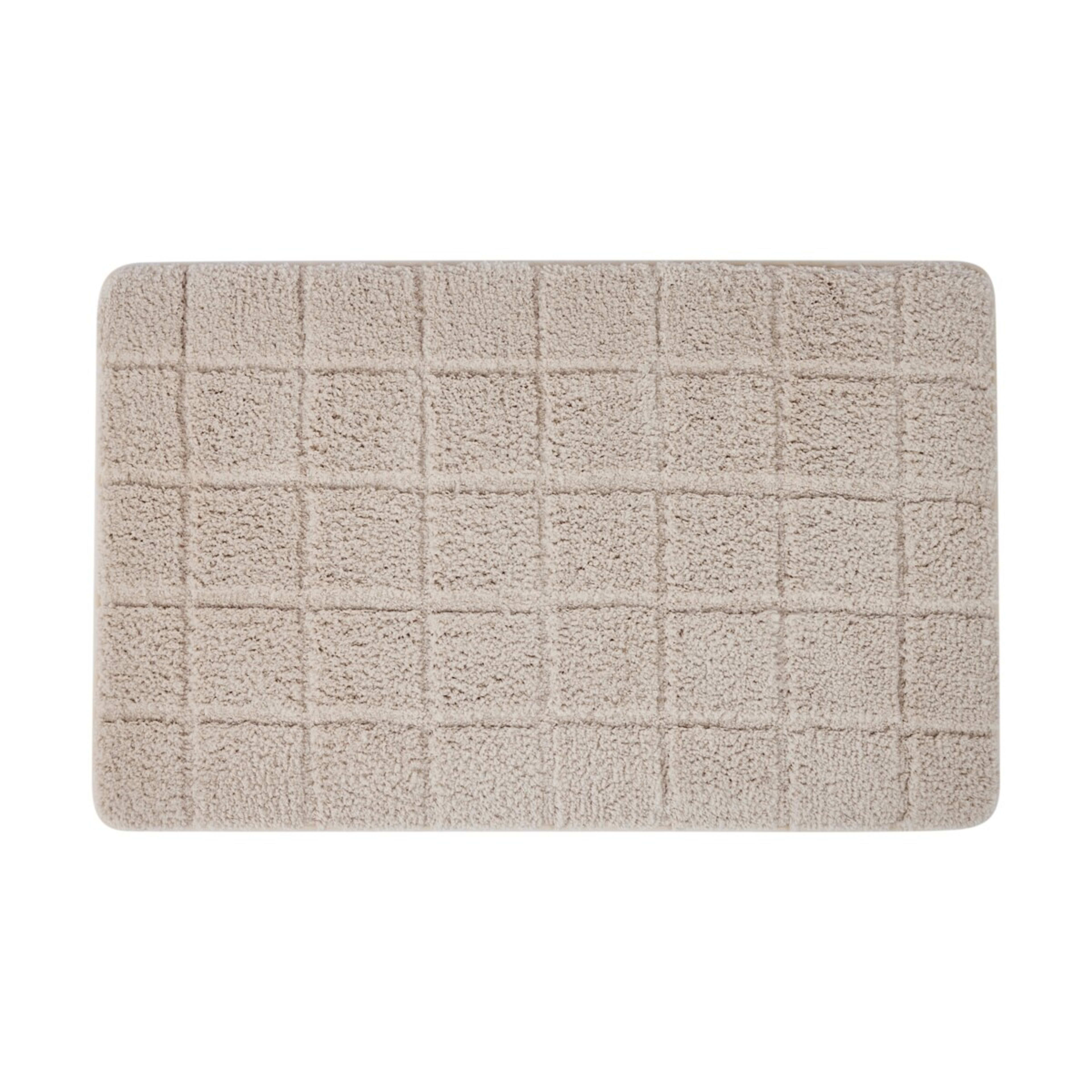 1 Memory Foam Bath Mat - Natural