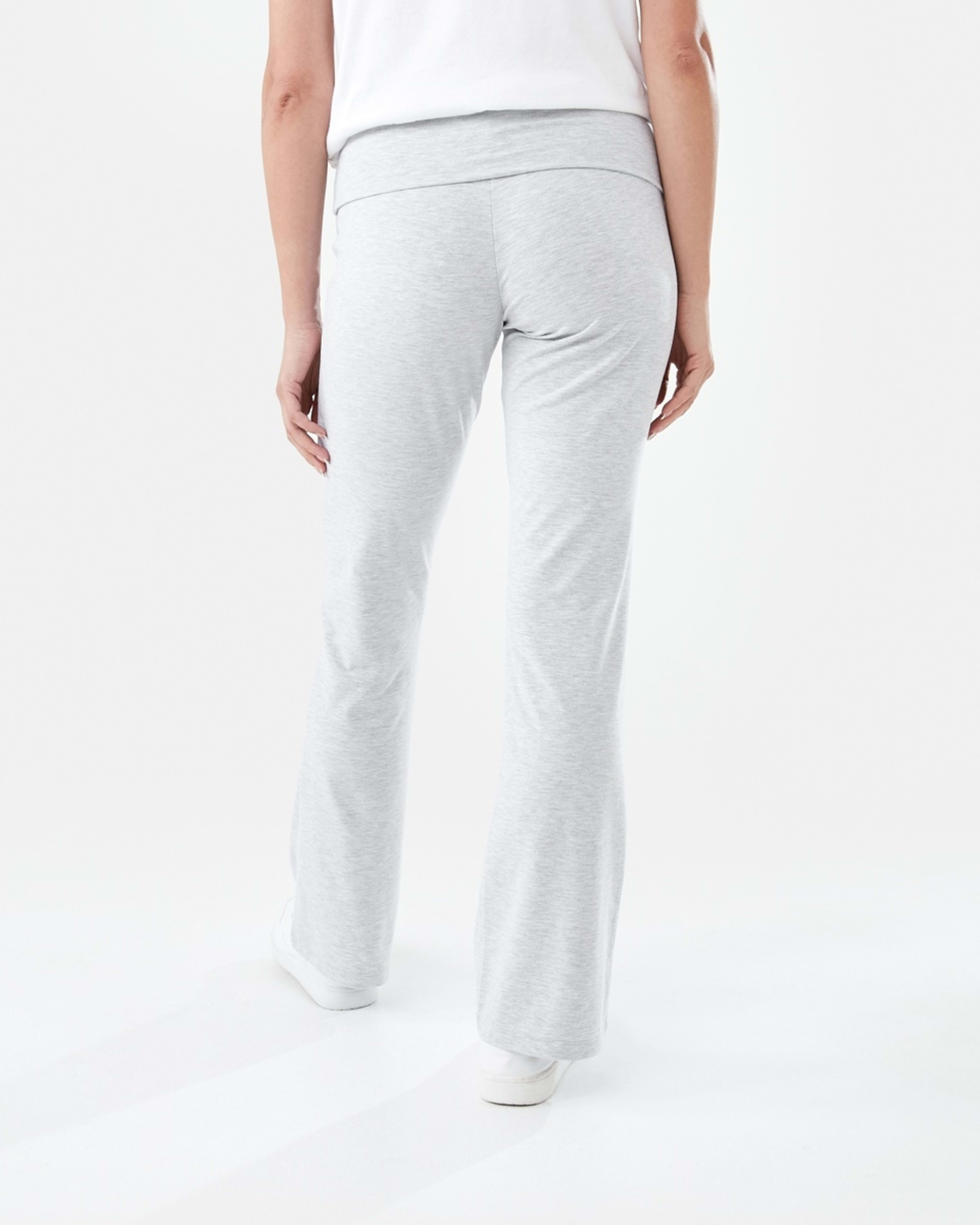 3 Fold Down Flare Pants SLIGHTLY GREY MARLE, 3 of 5