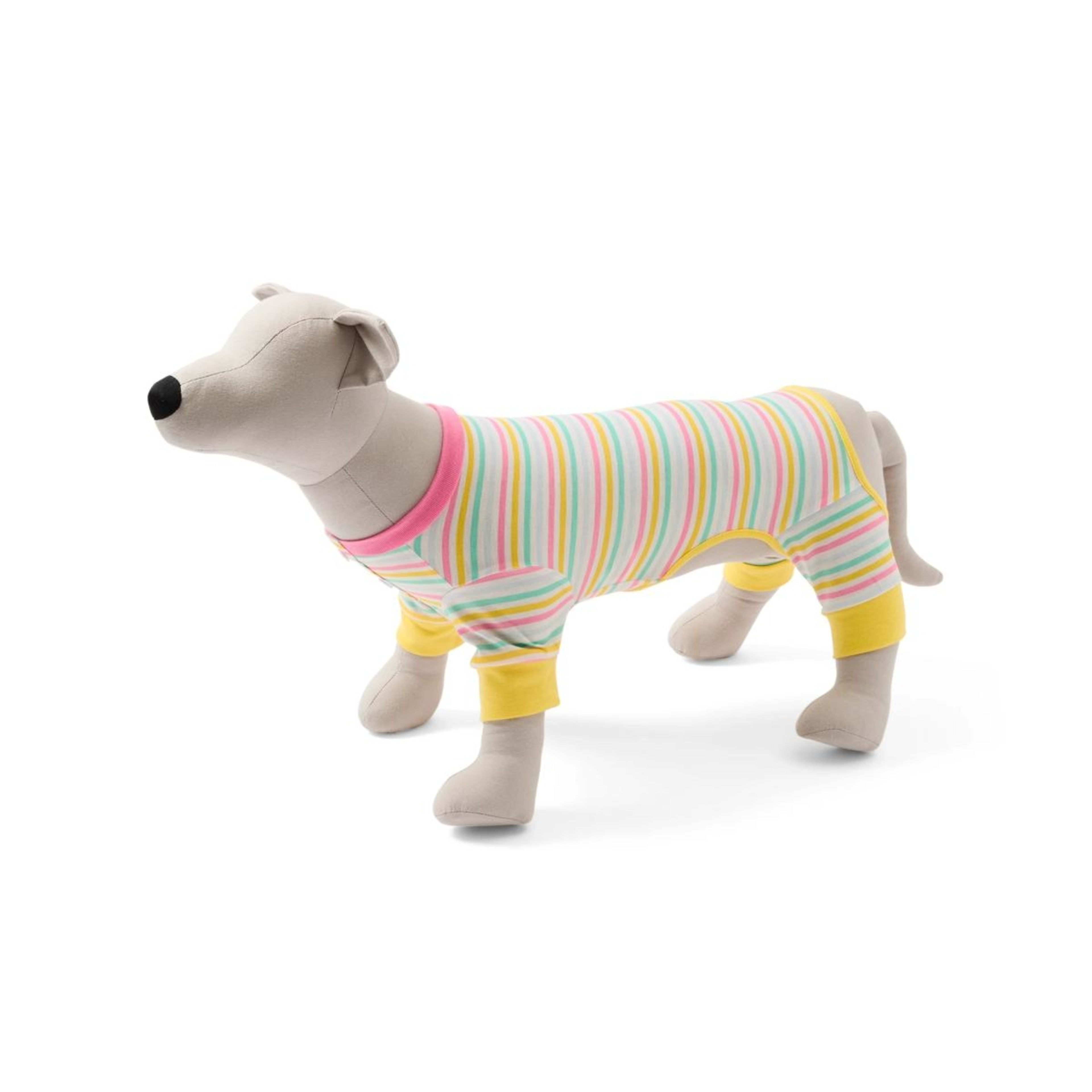 2 Pet Pyjamas Stripe - Medium, Pink, 2 of 9