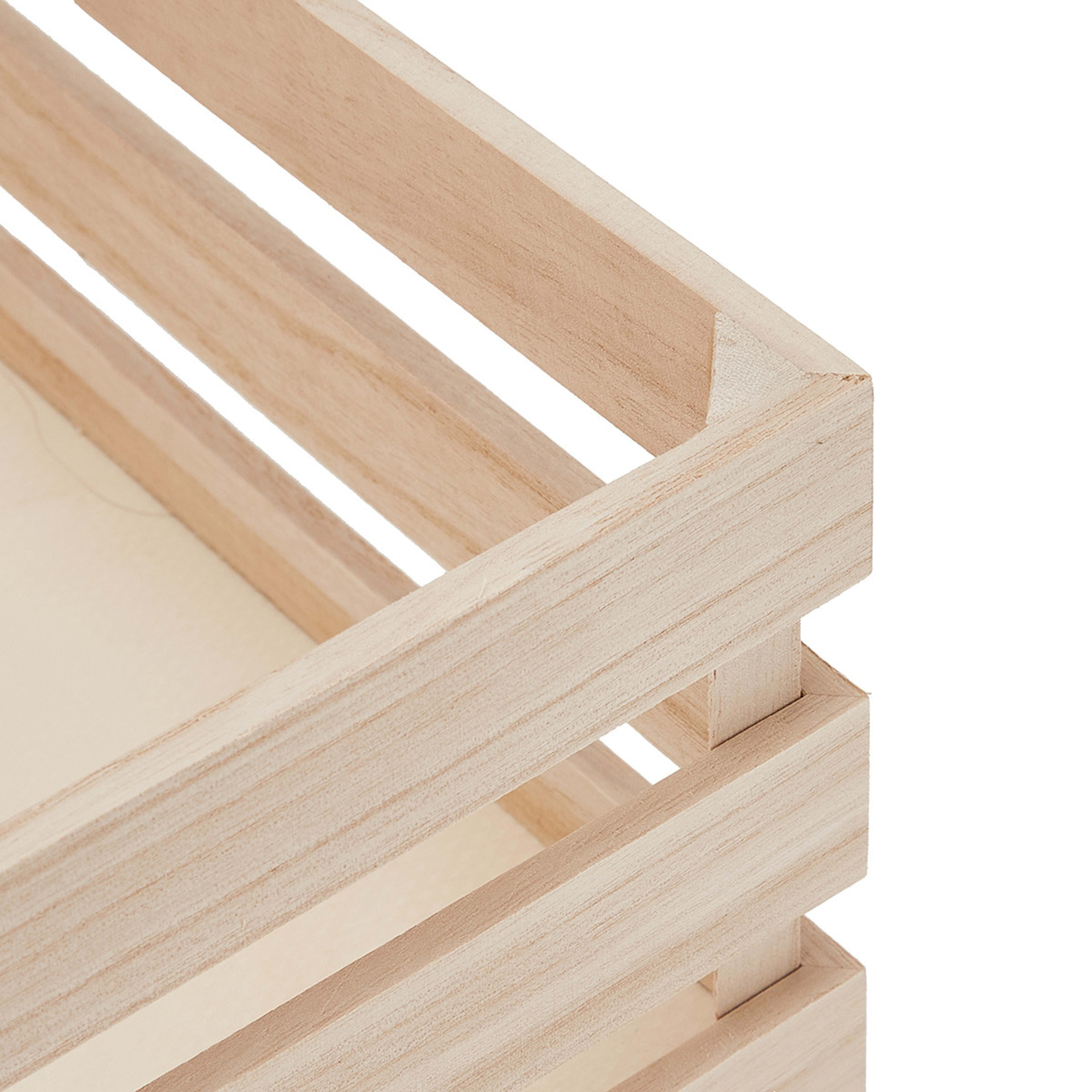 Wooden Crate Medium Kmart