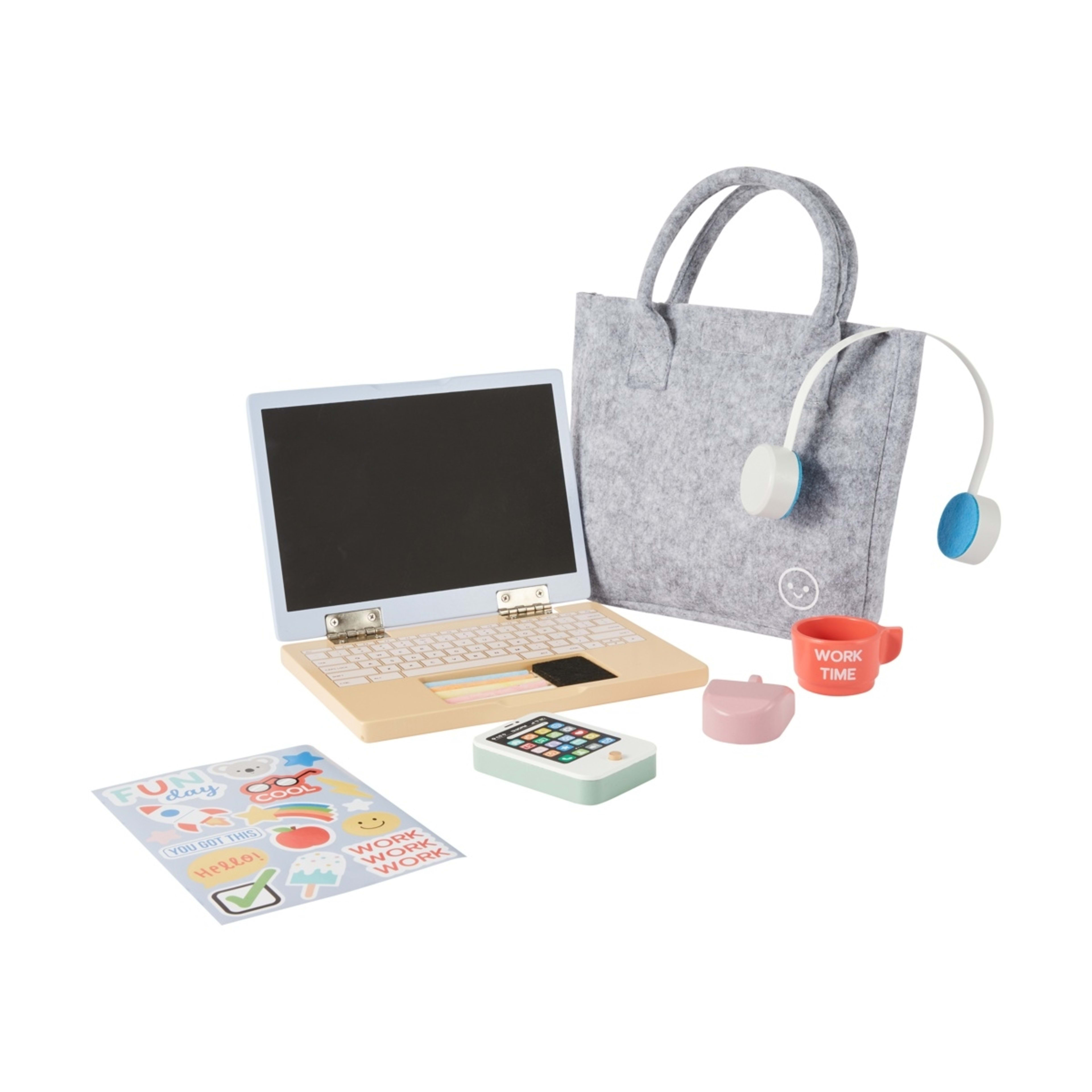 3 13 Piece Wooden Work From Home Office Set, 3 of 7
