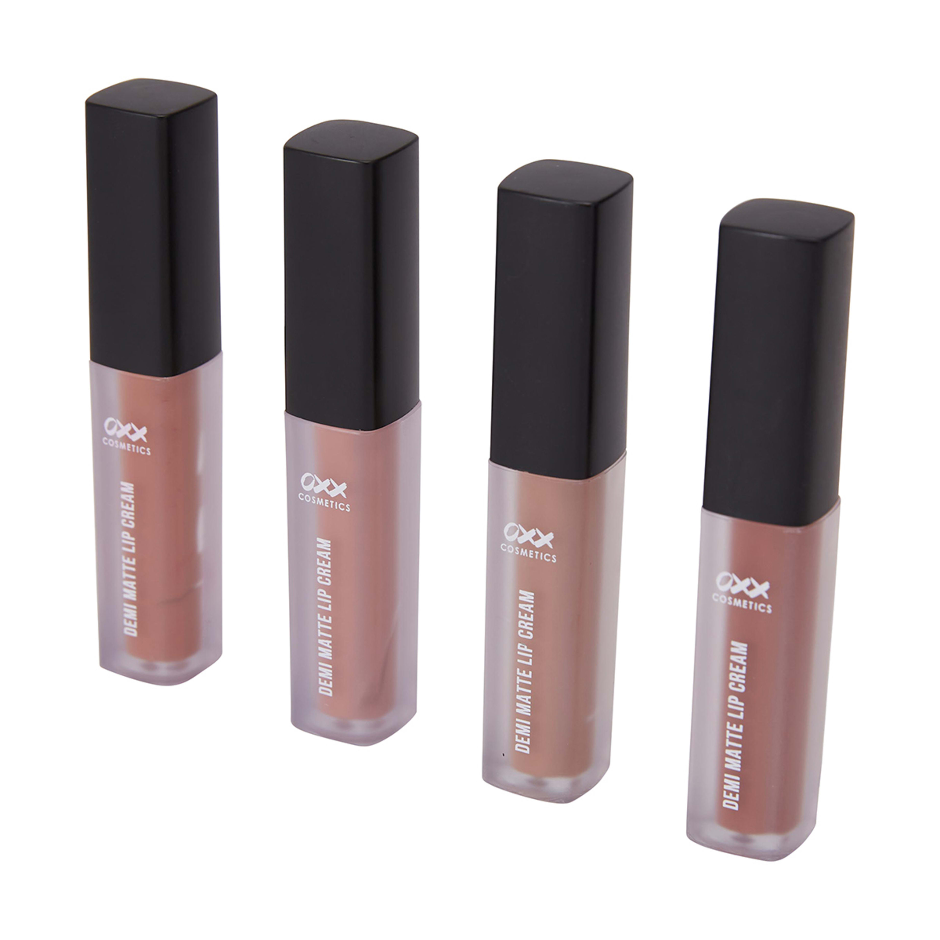 5 OXX Cosmetics 4 Piece Liquid Lip Demi Matte Liquid Lipstick - Nude, 5 of 7