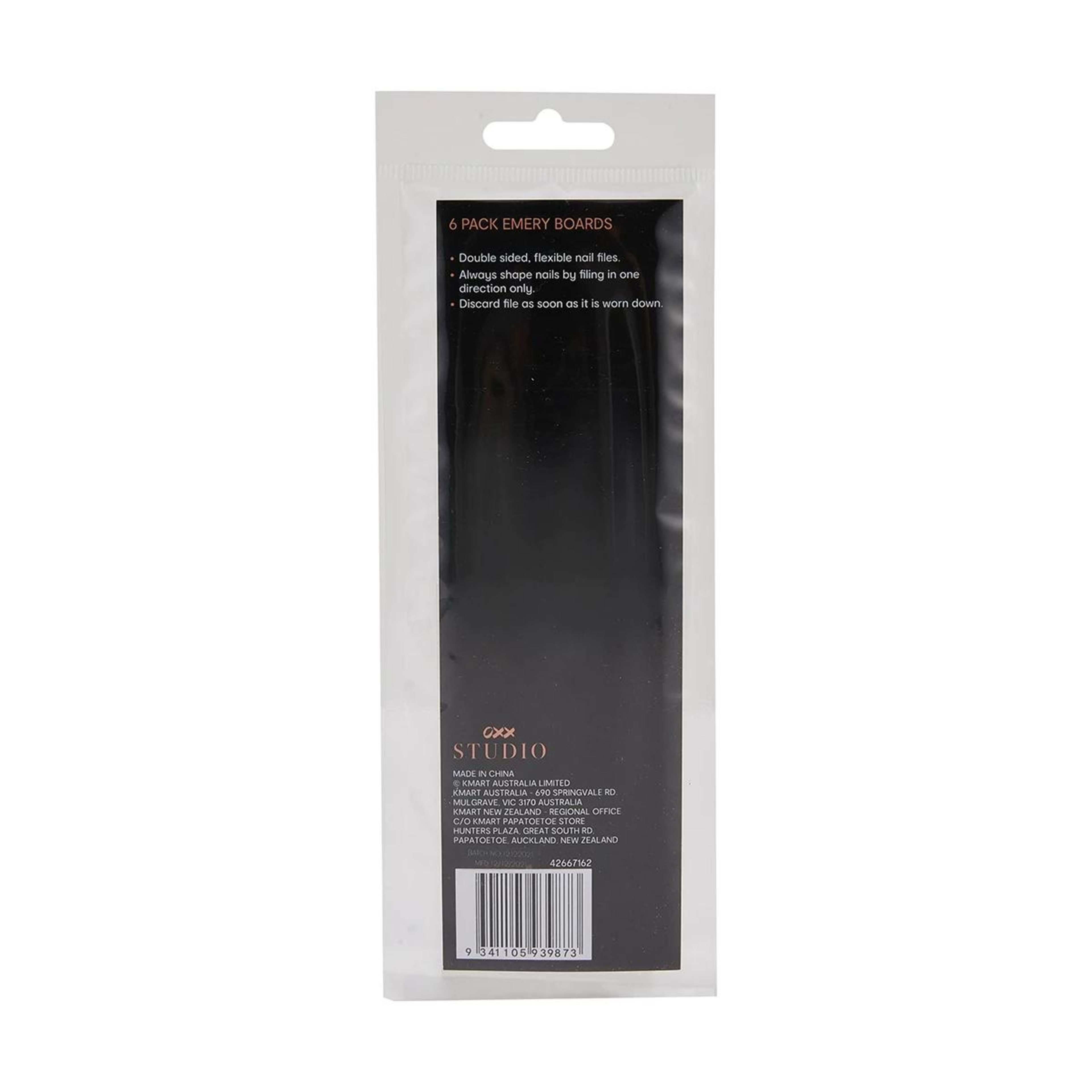 6 OXX Studio 6 Pack Emery Boards, 6 of 6