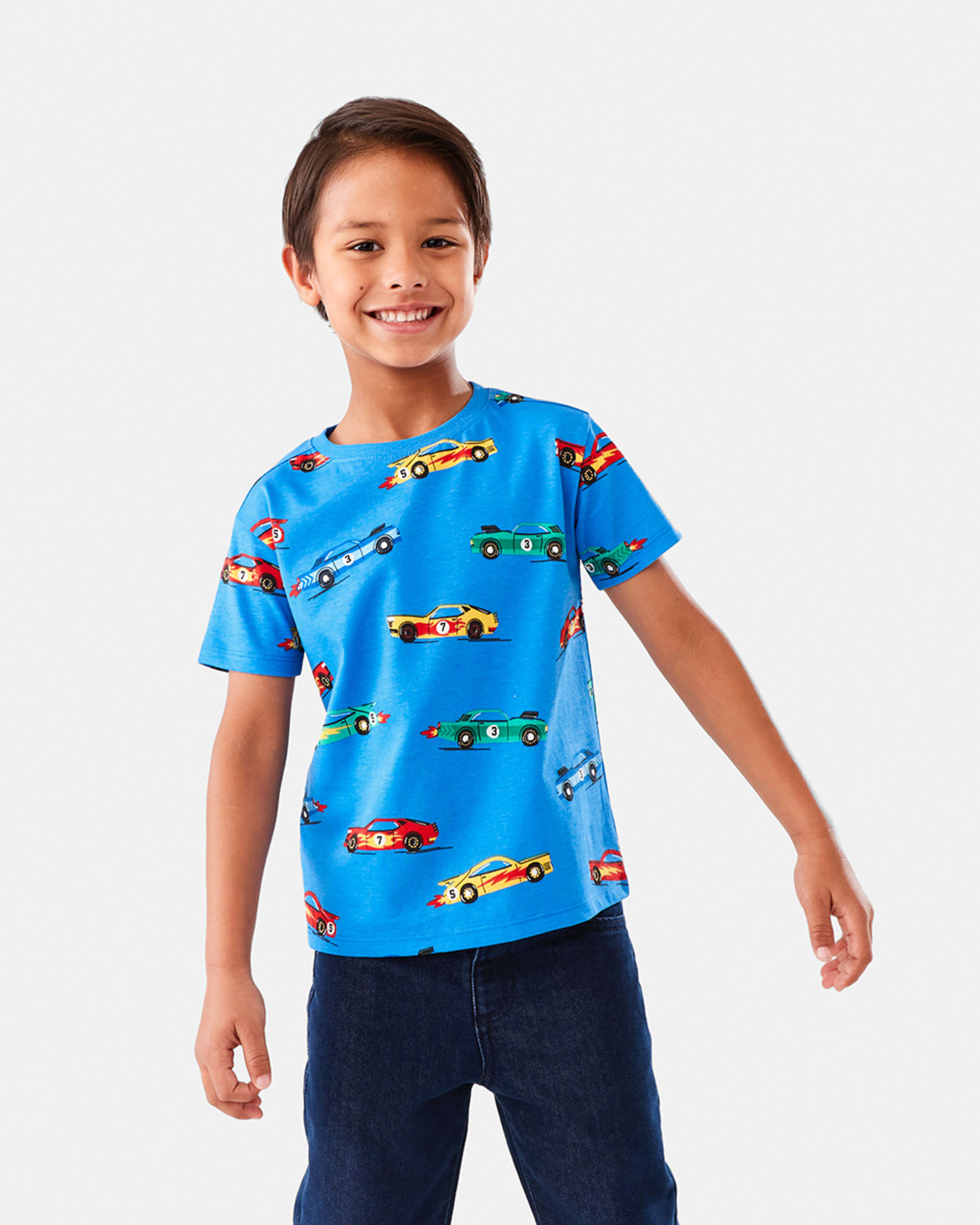 1 All Over Print T-shirt Frn Car