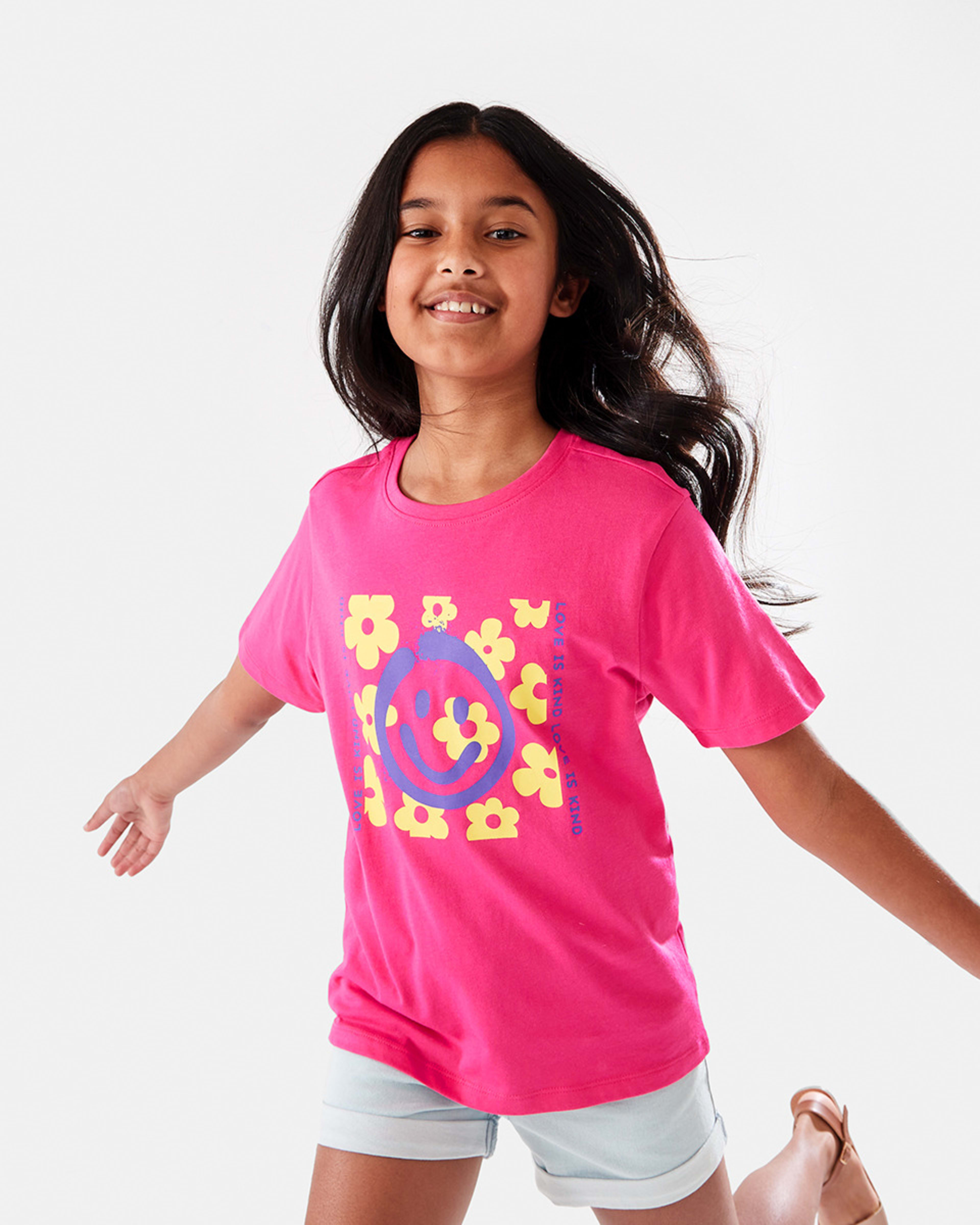 1 Short Sleeve Print T-shirt Peace, 1 of 8