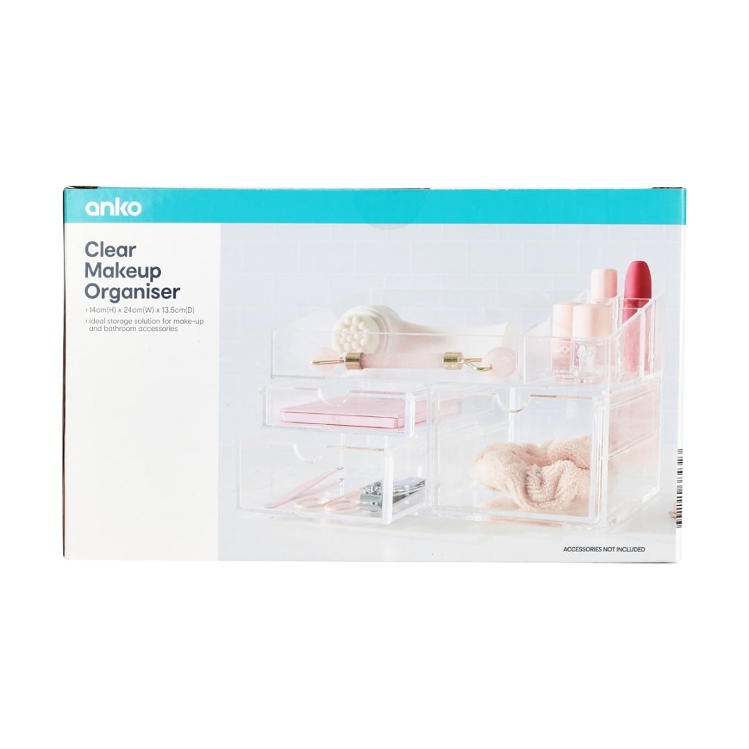 Clear Makeup Organiser Kmart NZ