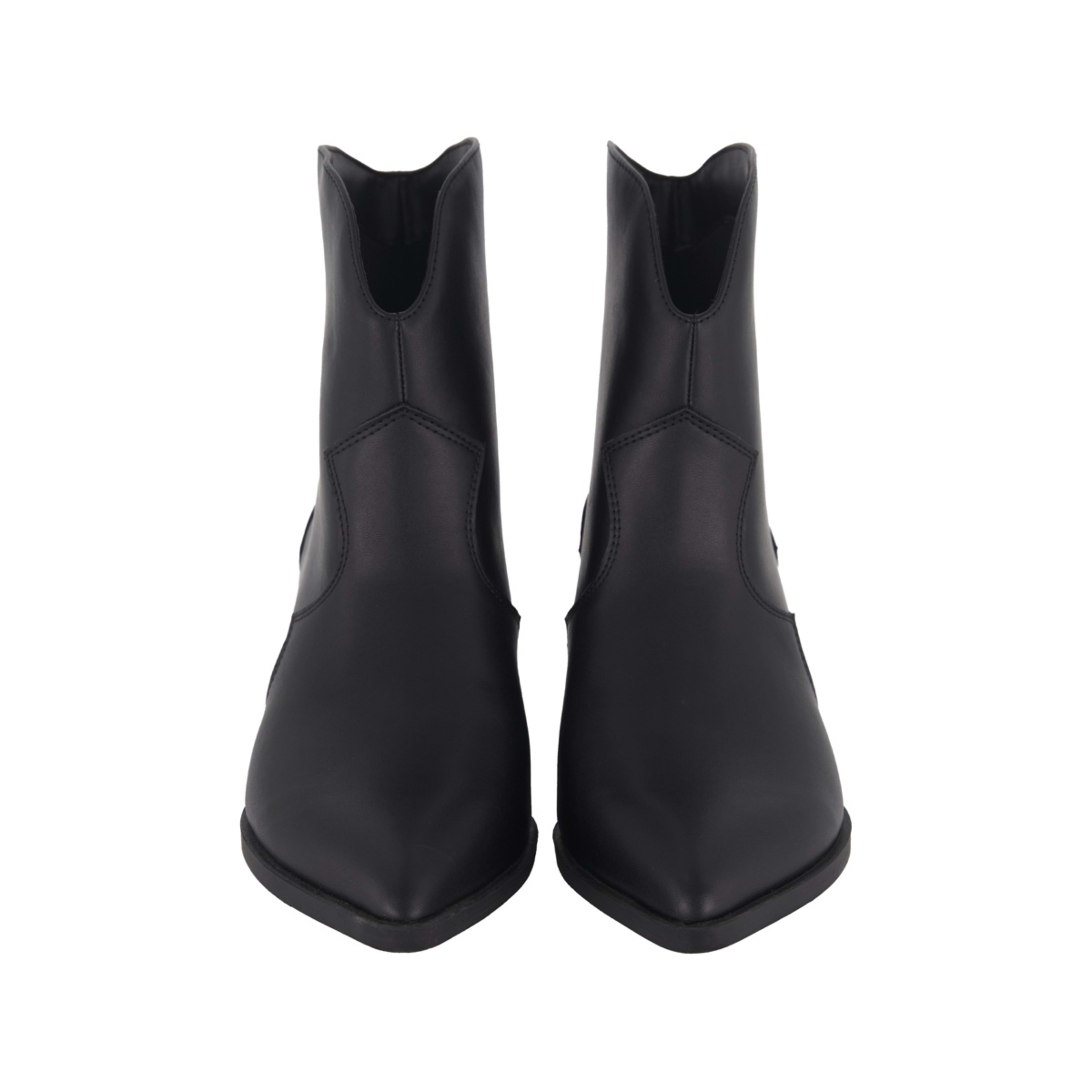 2 Western Block Heel Boots Black, 2 of 4