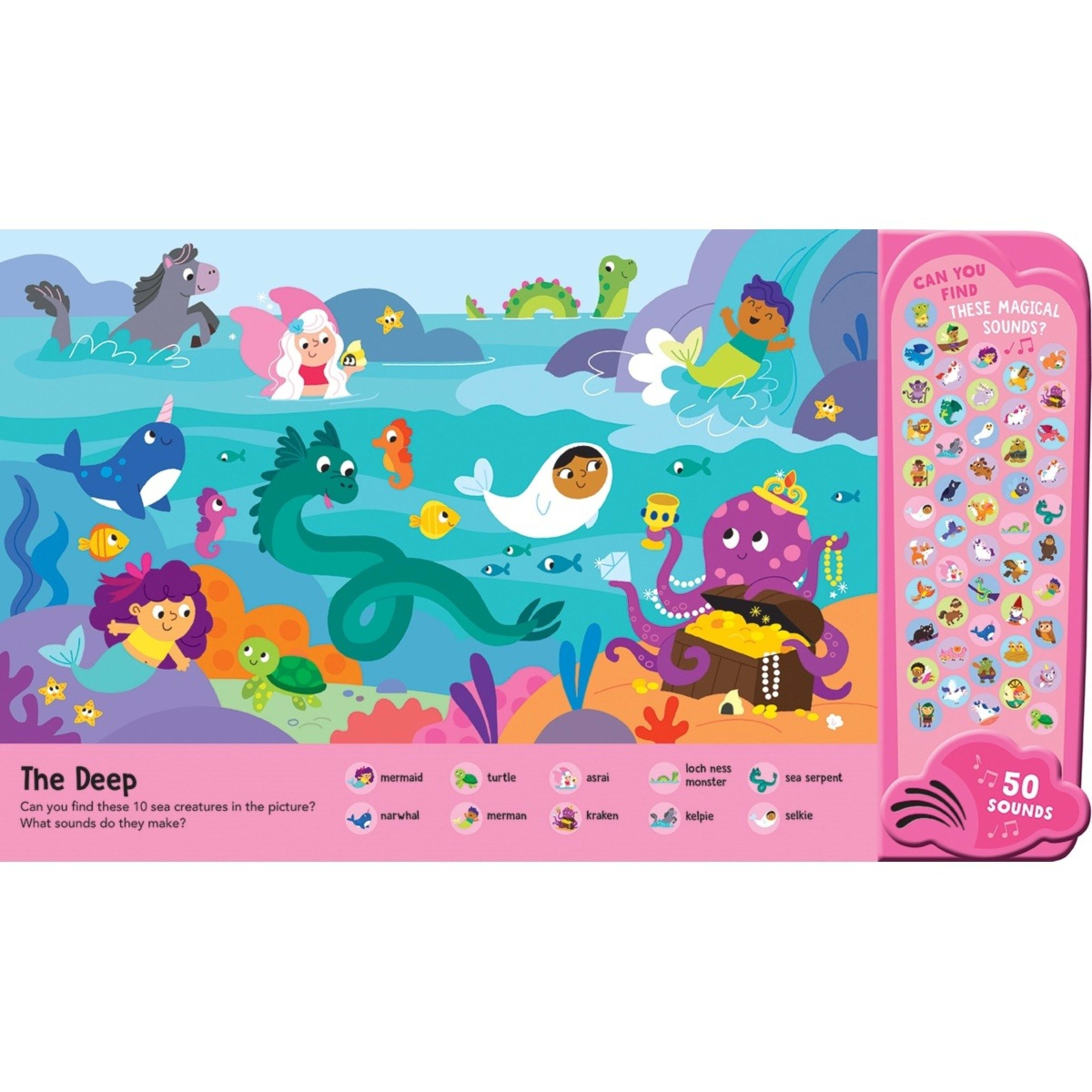 3 Look and Find: Unicorns and Mythical Creatures - Sound Book, 3 of 3