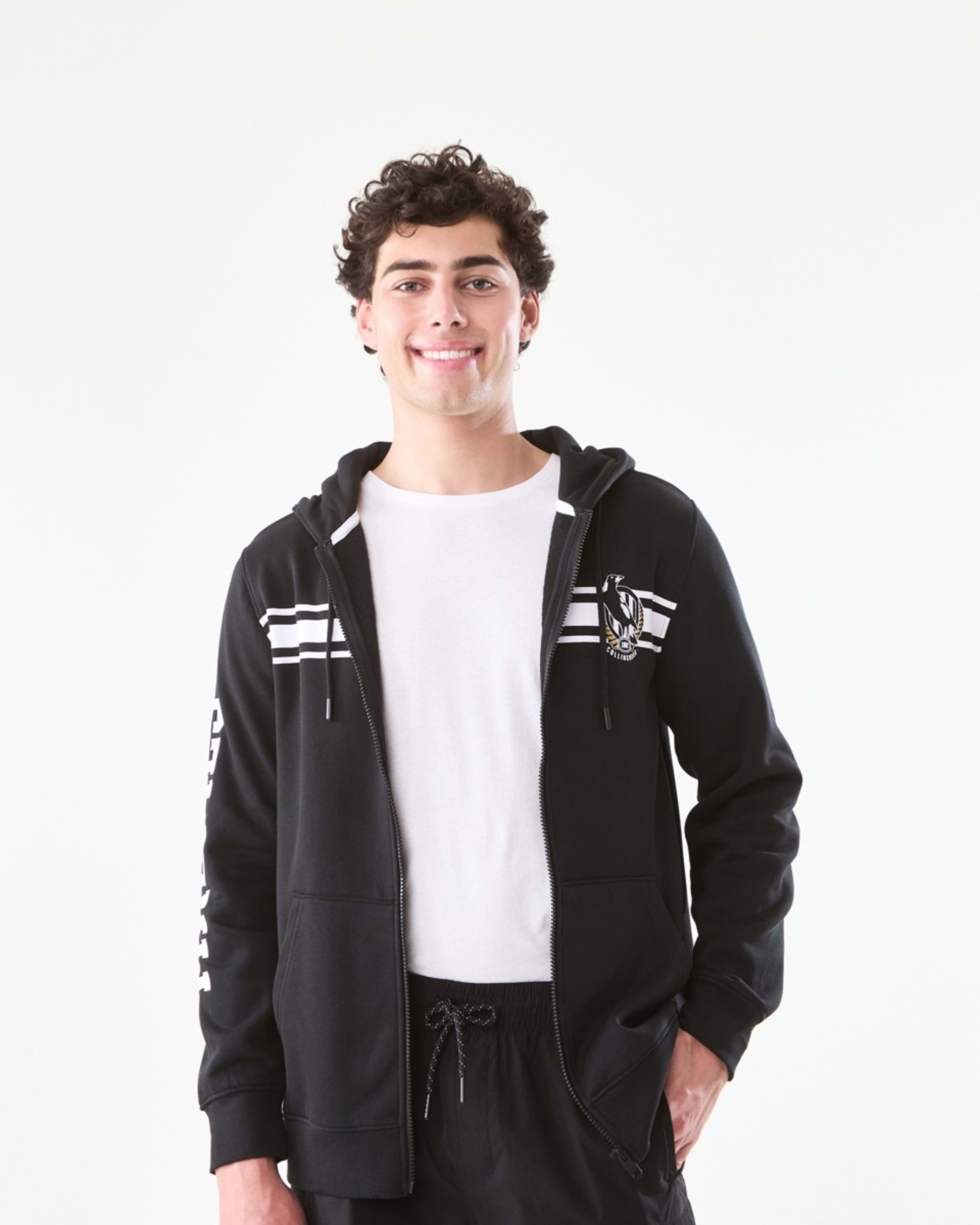 2 AFL Adult Zip Through Hoodie Collwood, 2 of 10