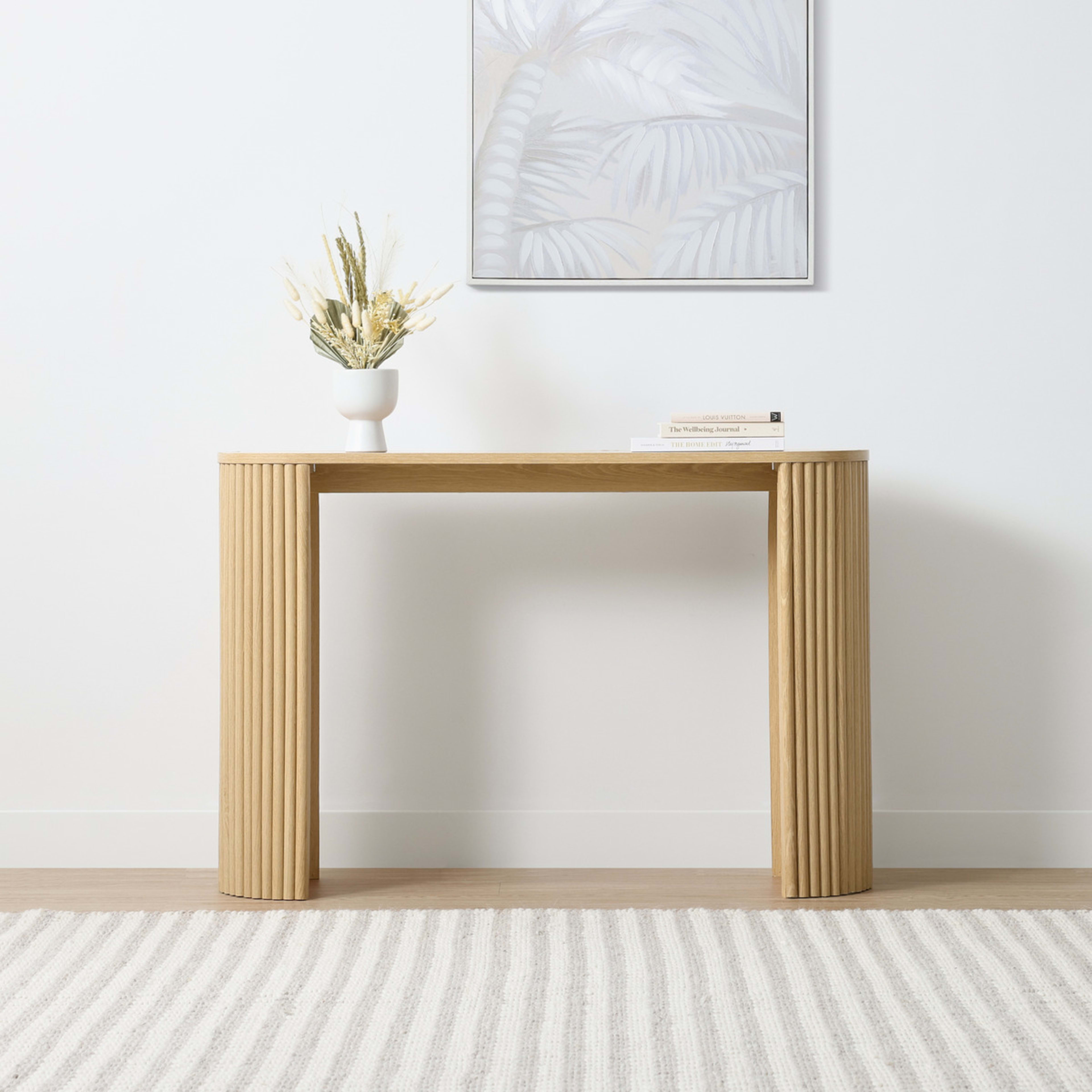 1 Ribbed Console Table