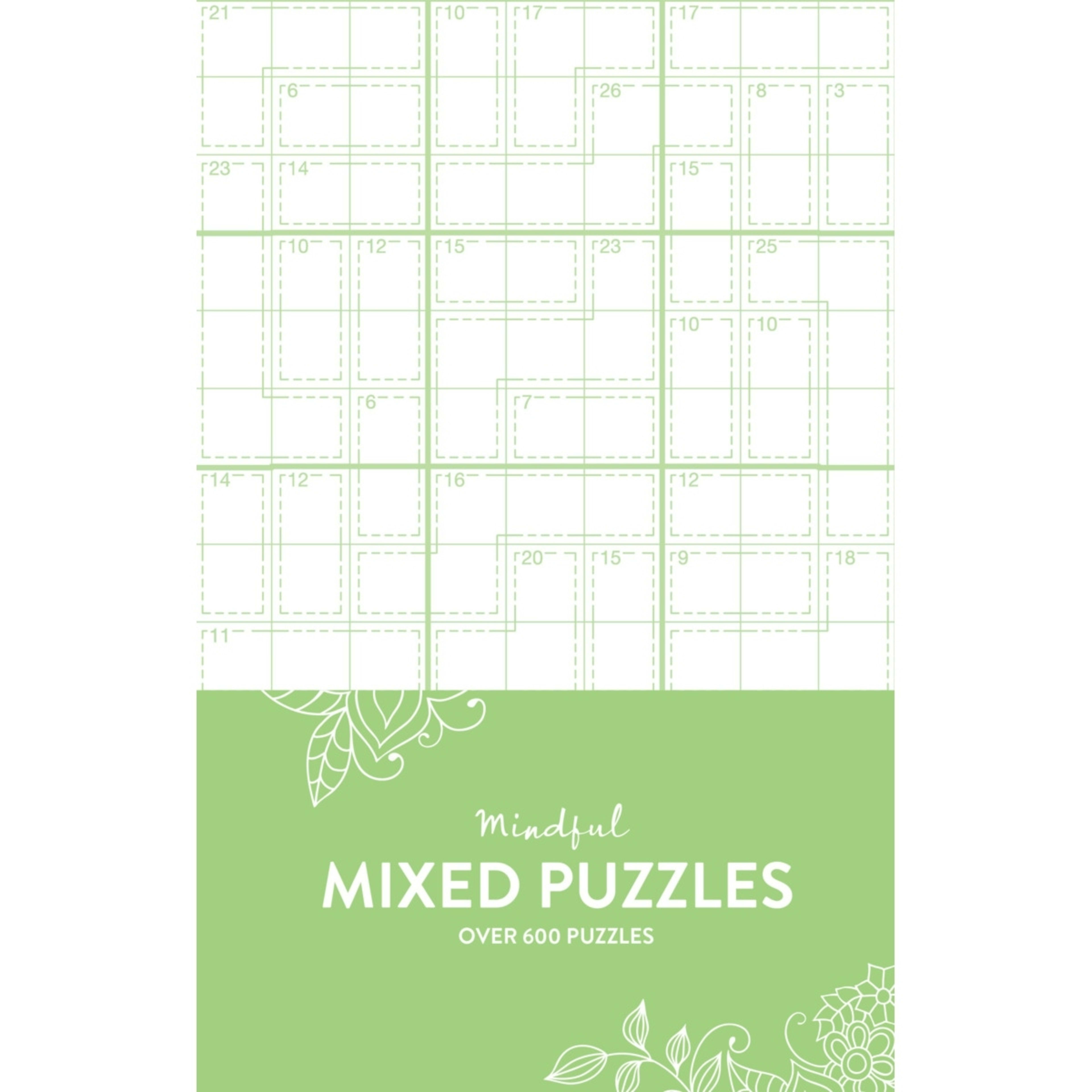 1 Mindful Mixed Puzzles - Book