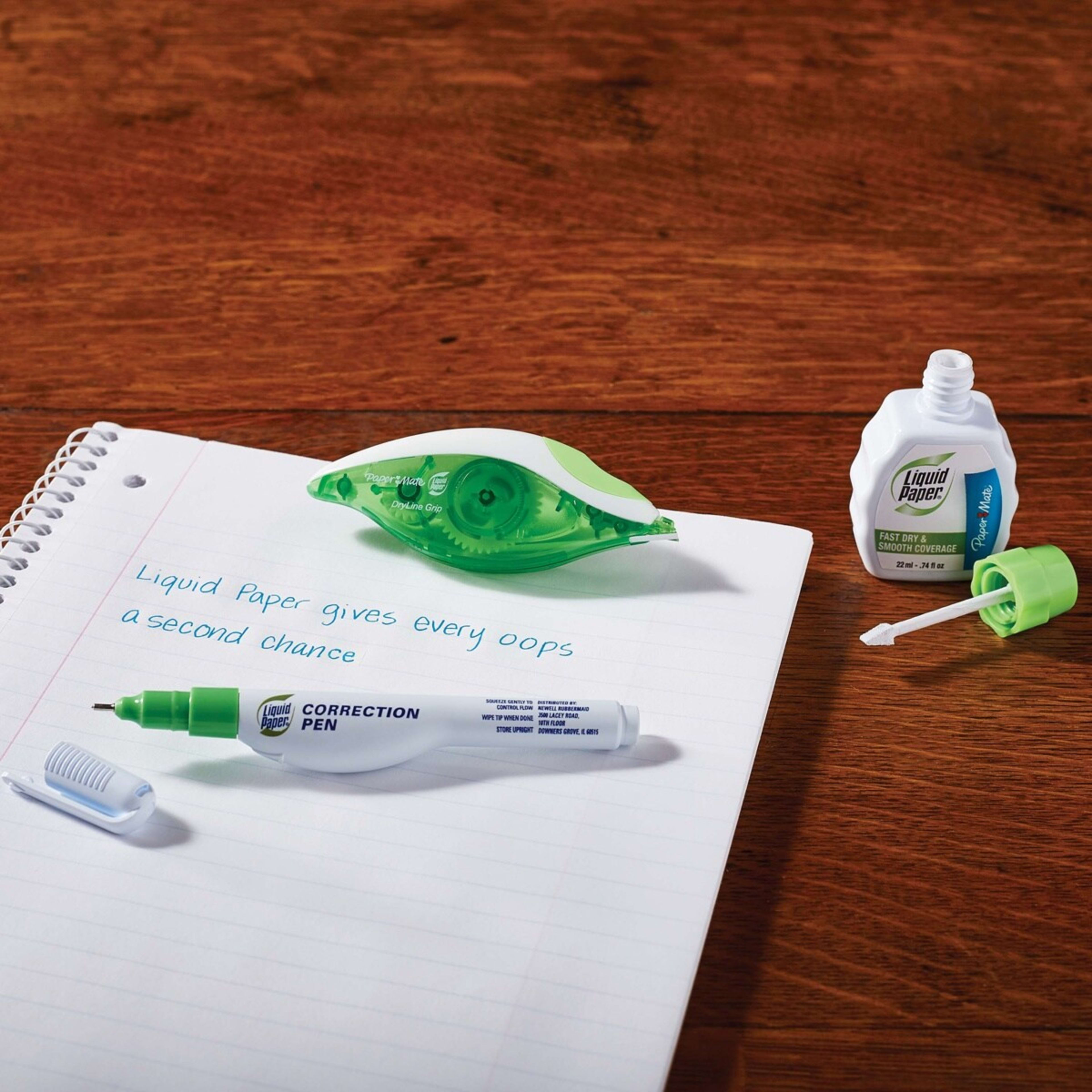 5 Paper Mate Liquid Paper Dryline Grip Correction Tape, 5 of 6
