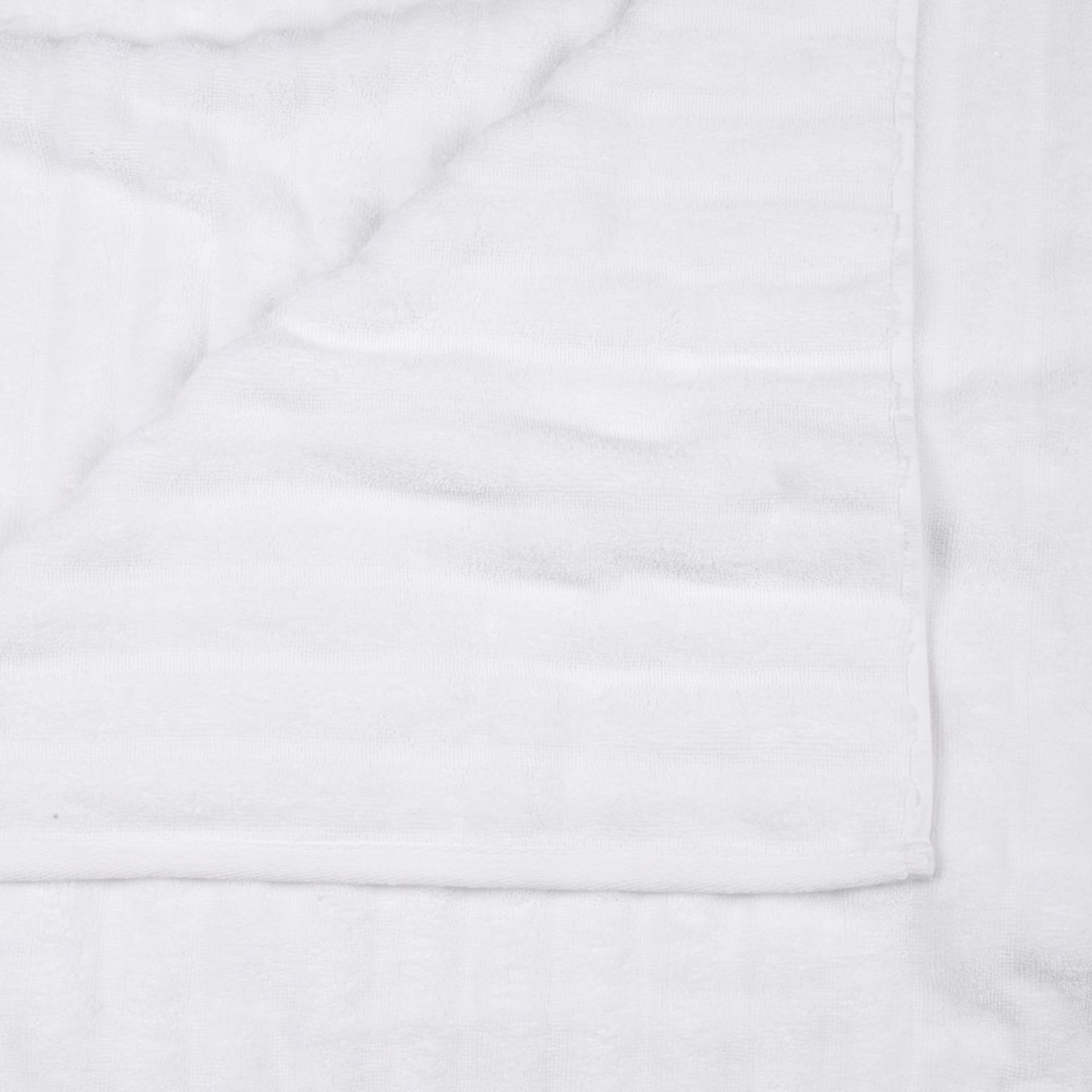 Thick Ribbed Australian Cotton Bath Towel White Kmart