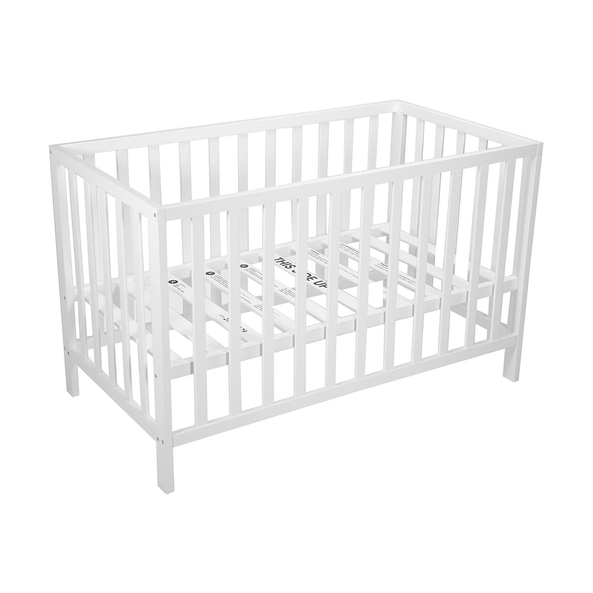 White Wooden Cot Kmart