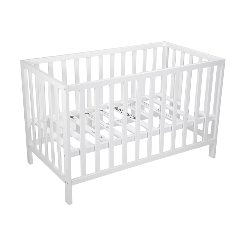 White Wooden Cot Kmart