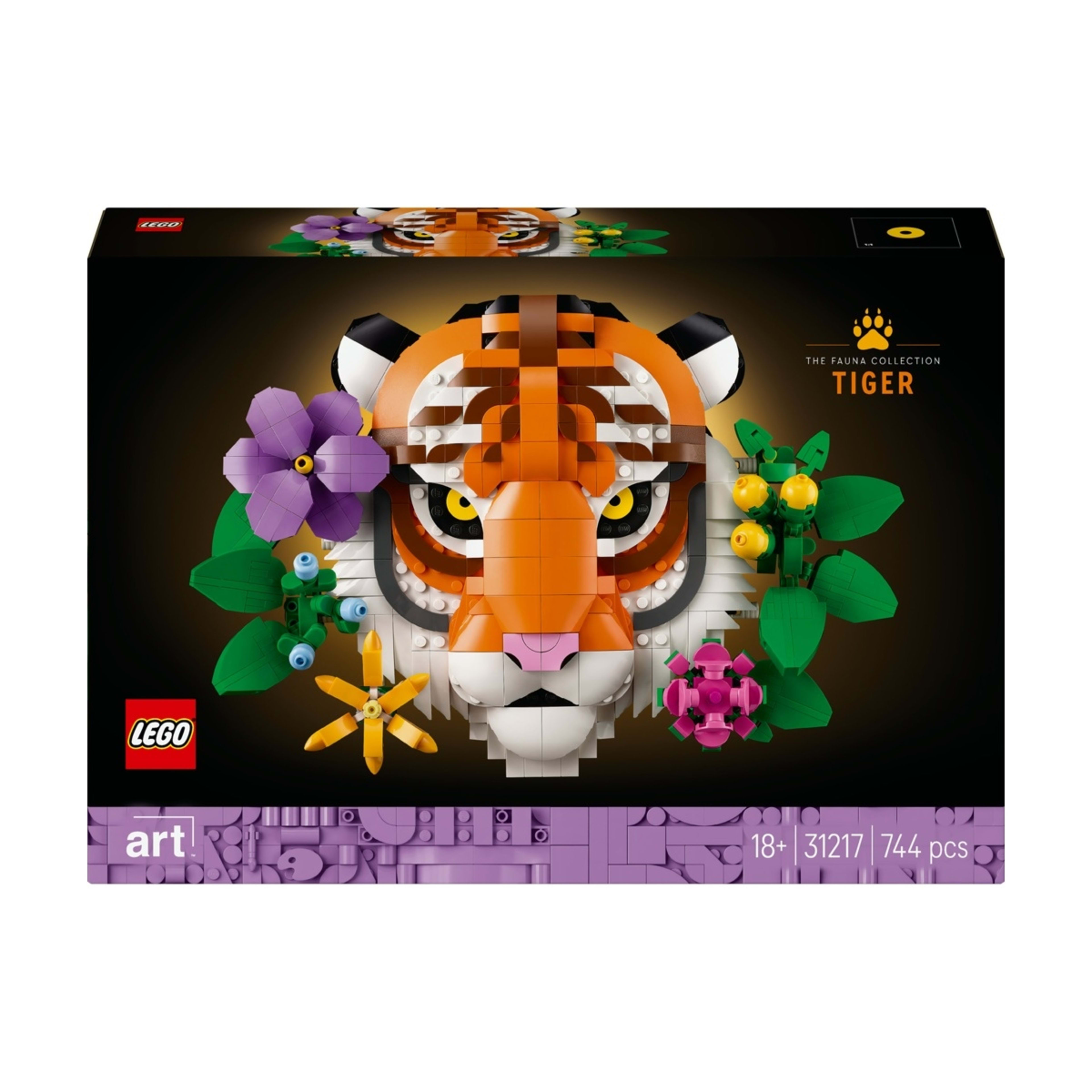 1 LEGO Art The Fauna Collection – Tiger 31217