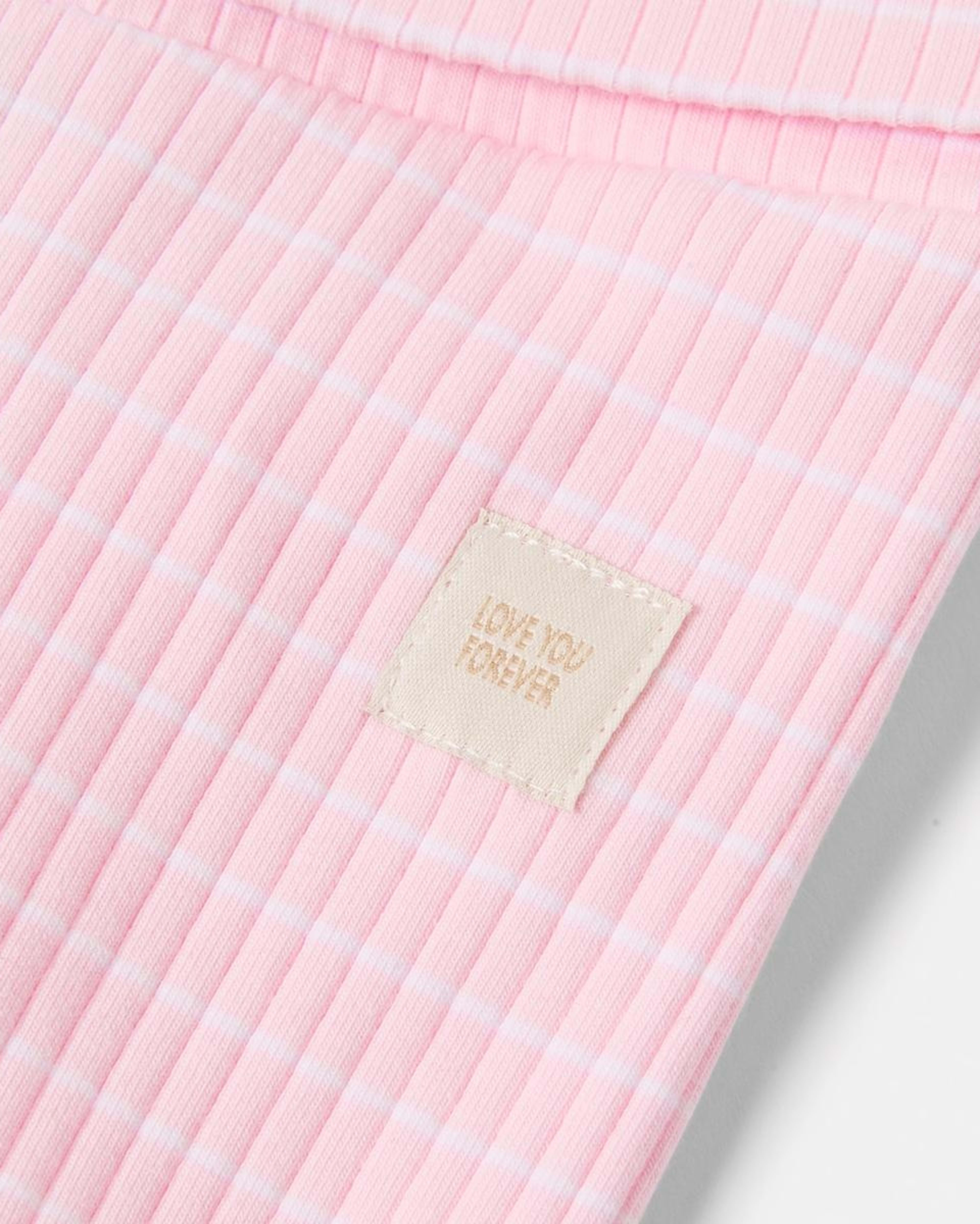 7 2 Piece Long Sleeve Wrap Newborn Set PINK STRIPE, 7 of 7