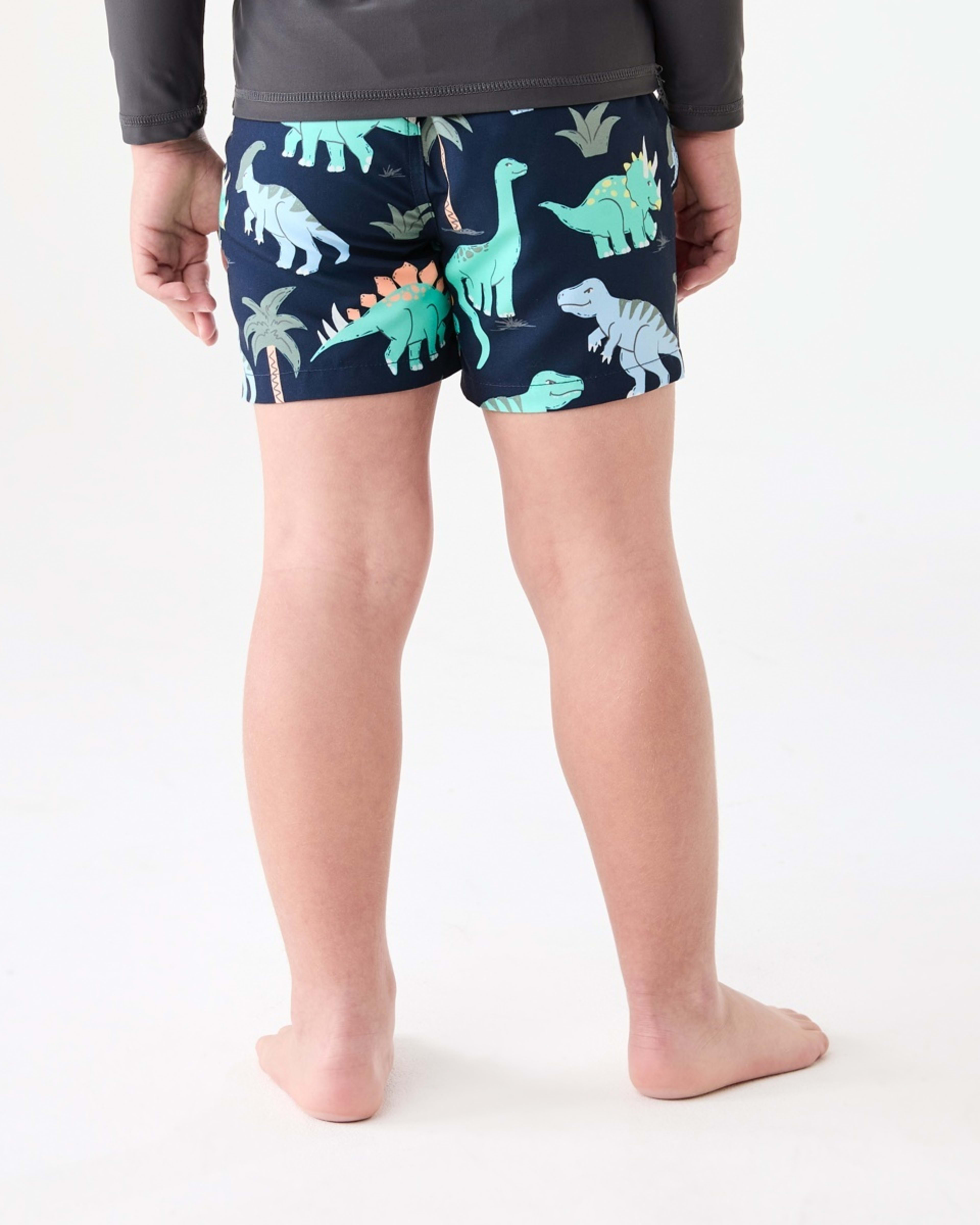 2 Printed Boardshorts DINO SCRIBBLE DRESS BLUE, 2 of 6