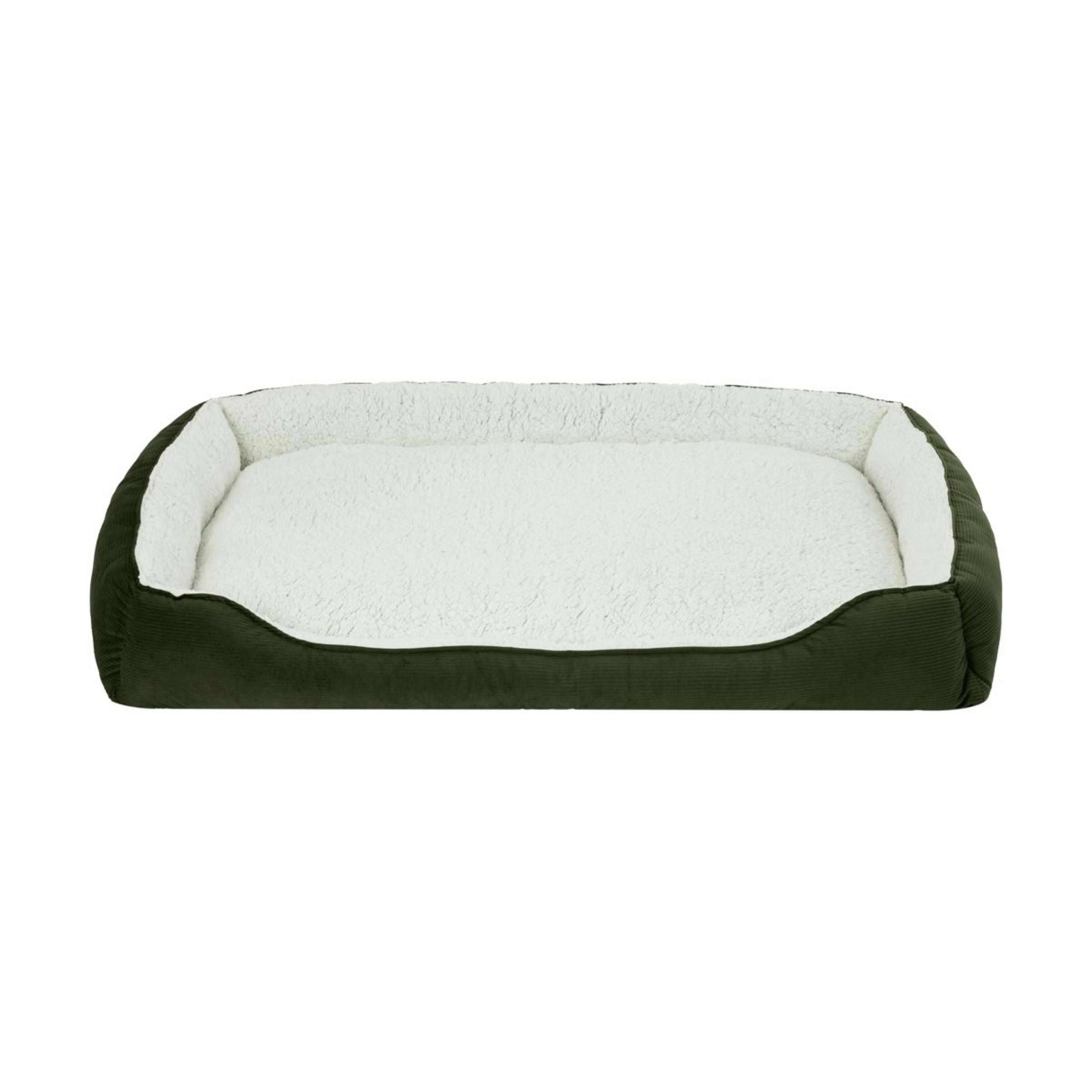 2 Pet Bed Lounge Corduroy - Extra Large, Green, 2 of 8