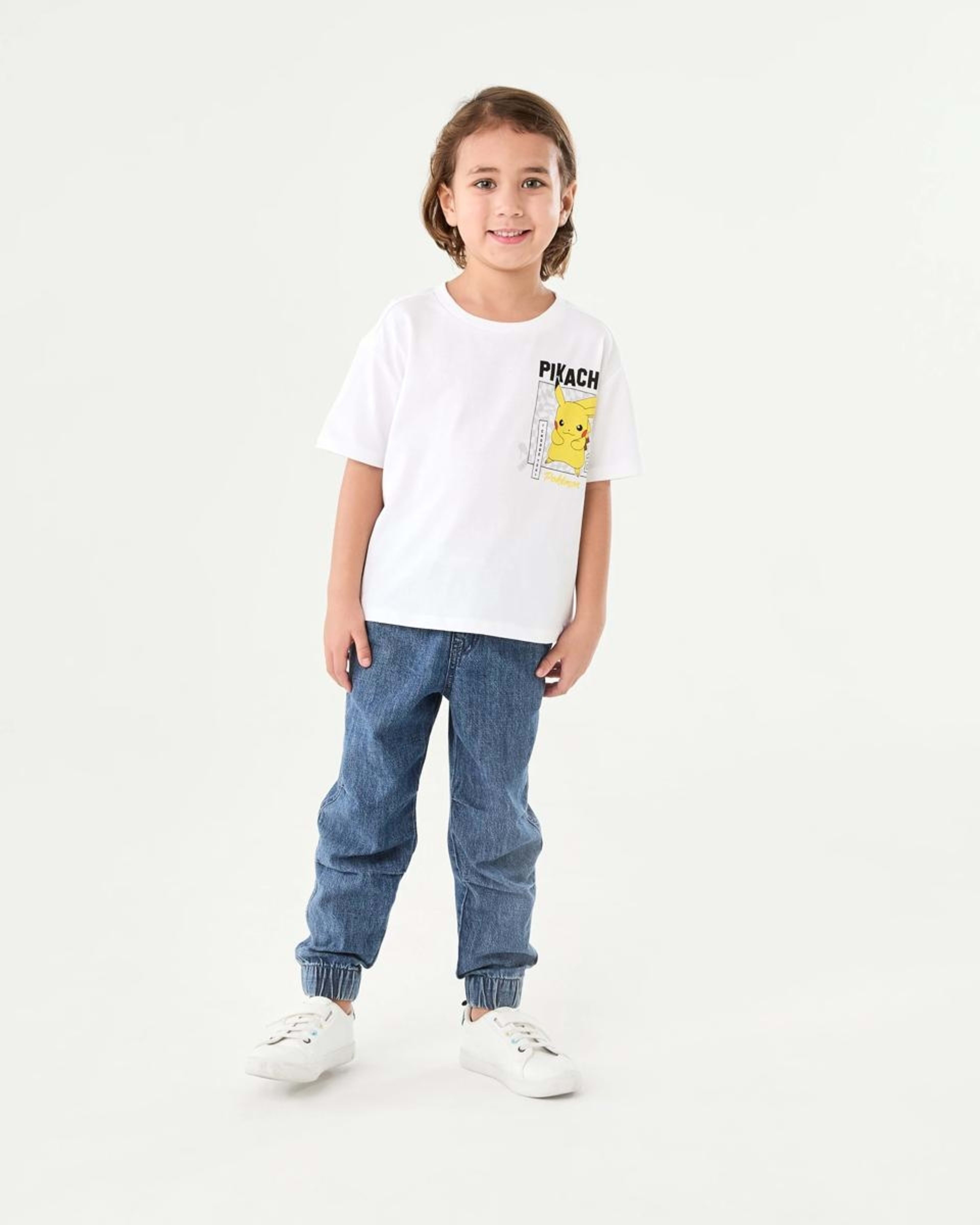 5 Pokemon License T-shirt POKEMON WHITE, 5 of 6