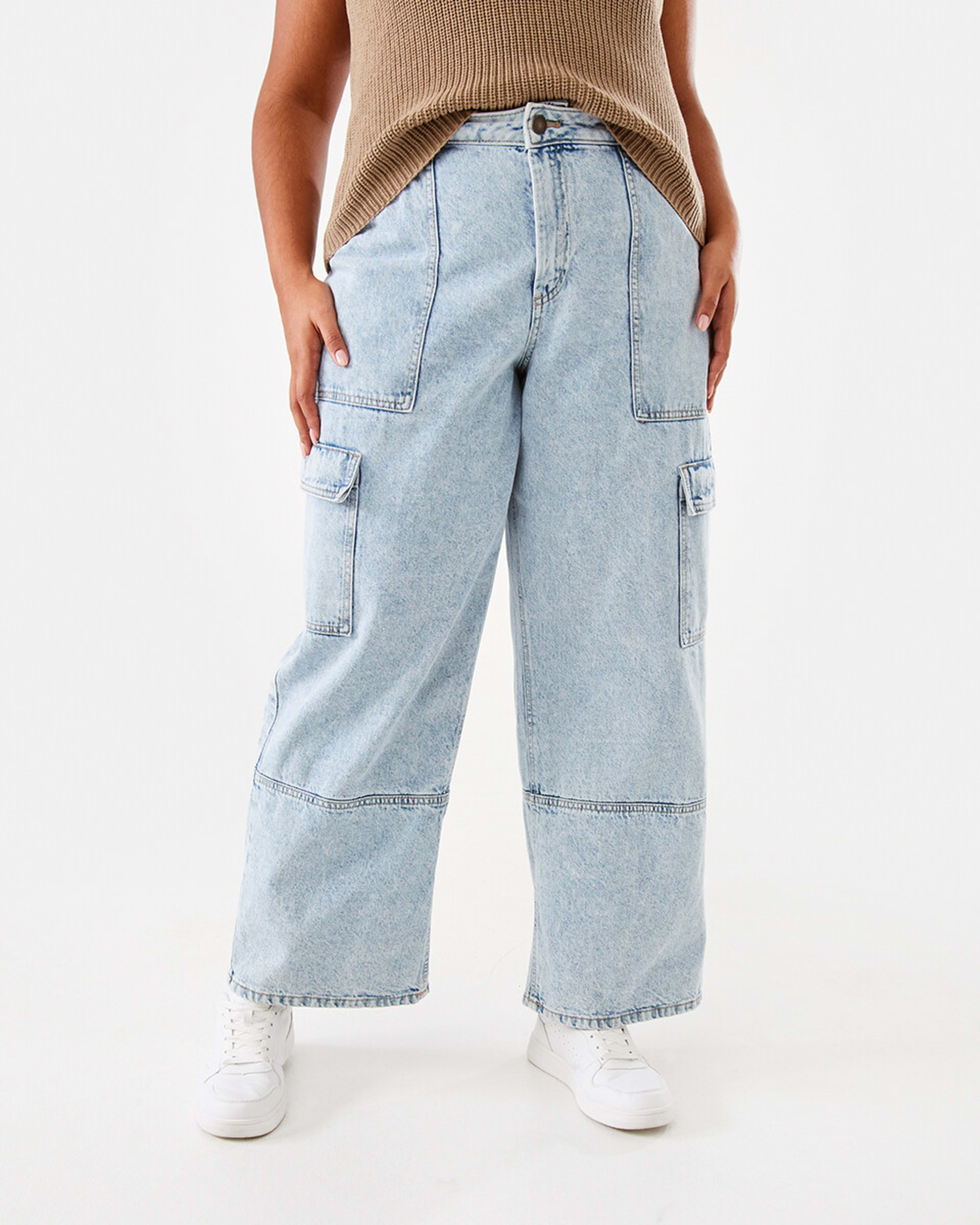 3 Cargo Jeans Light Wash, 3 of 10
