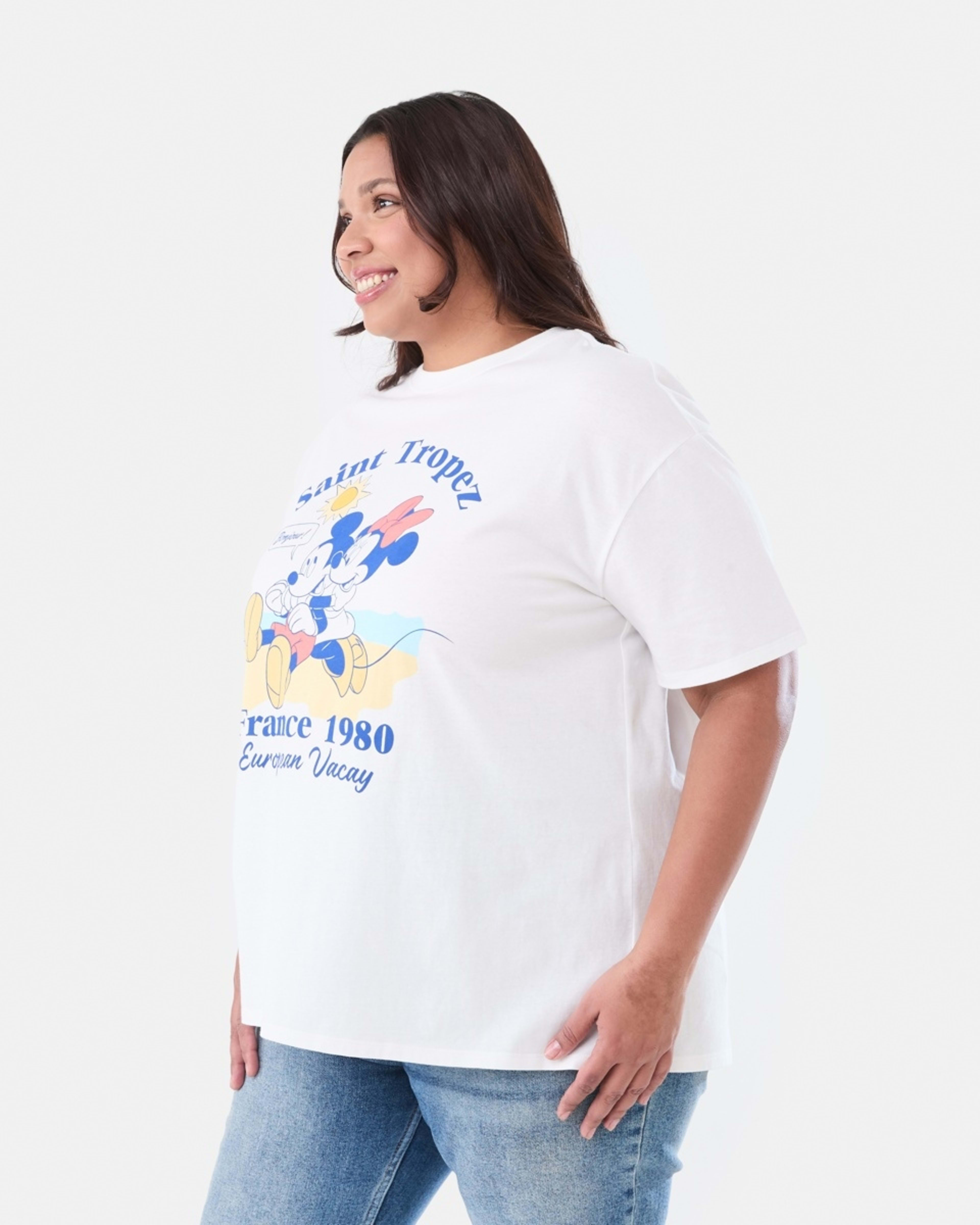 2 Curve Minnie License Short Sleeve T-shirt MINNIE VACAY, 2 of 6