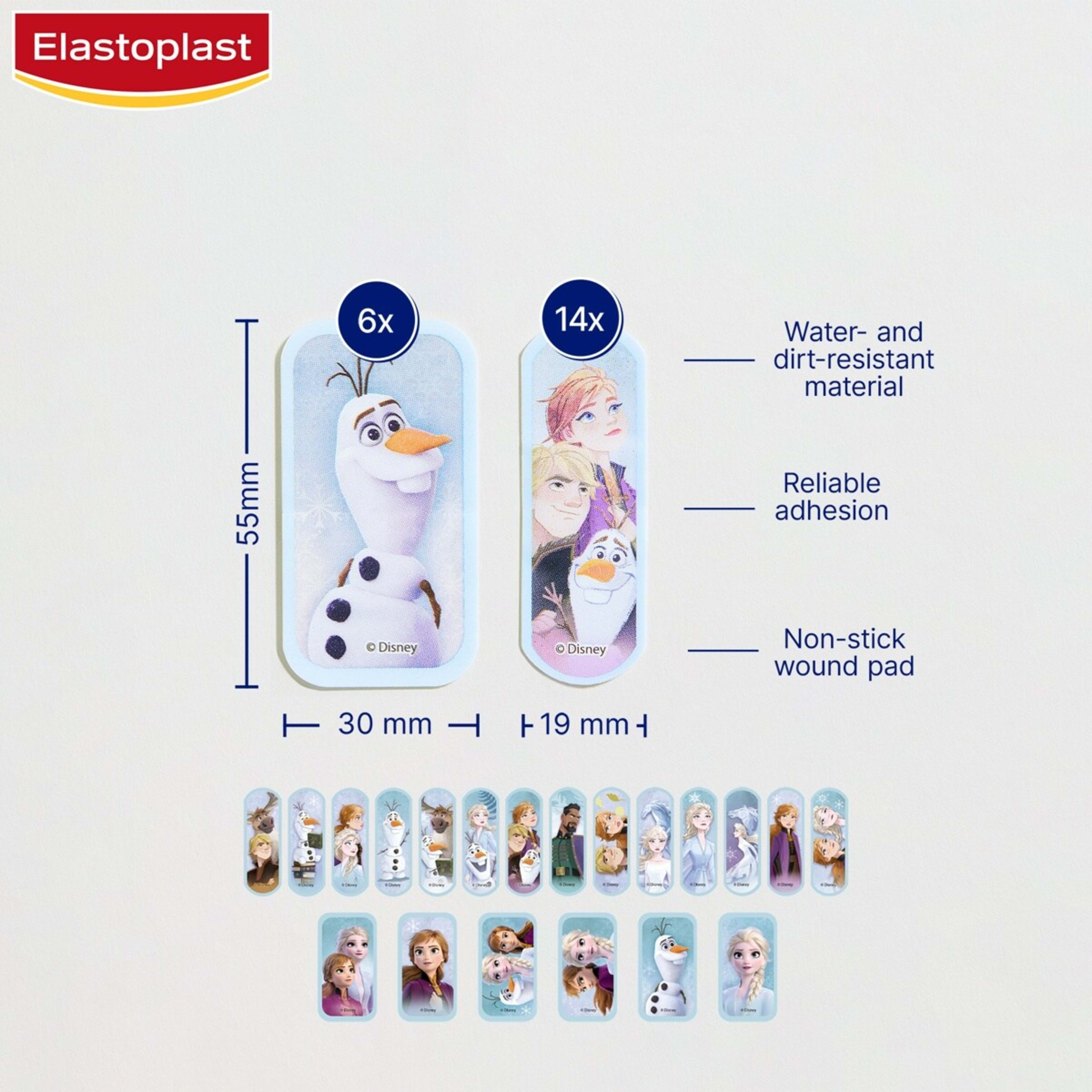 5 20 Pack Disney Frozen II Elastoplast Plasters, 5 of 8